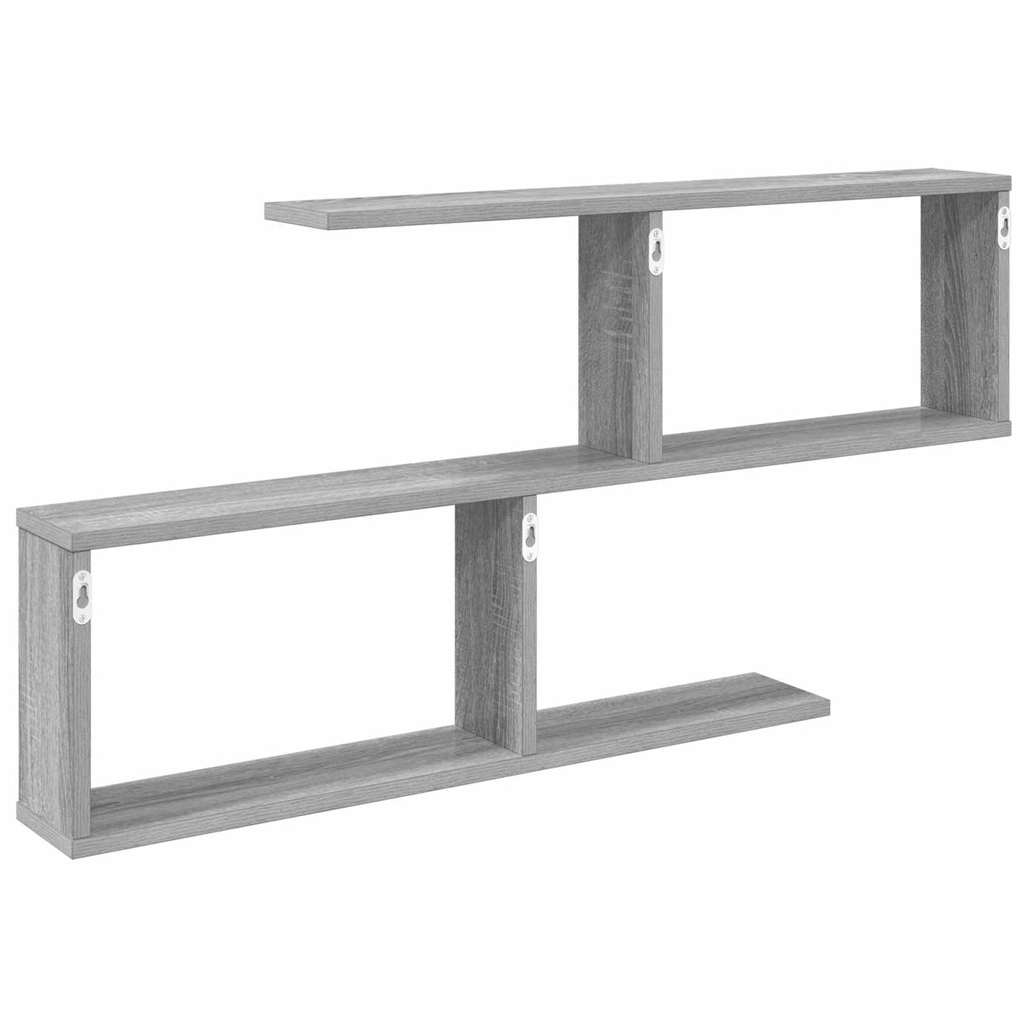 Falpolc Szürke Sonoma 100 x 12 x 50,5 cm Szerelt Fa