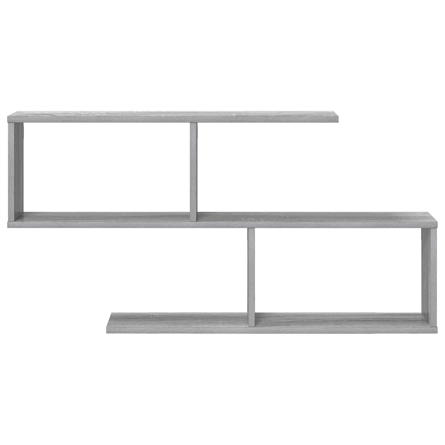 Falpolc Szürke Sonoma 100 x 12 x 50,5 cm Szerelt Fa
