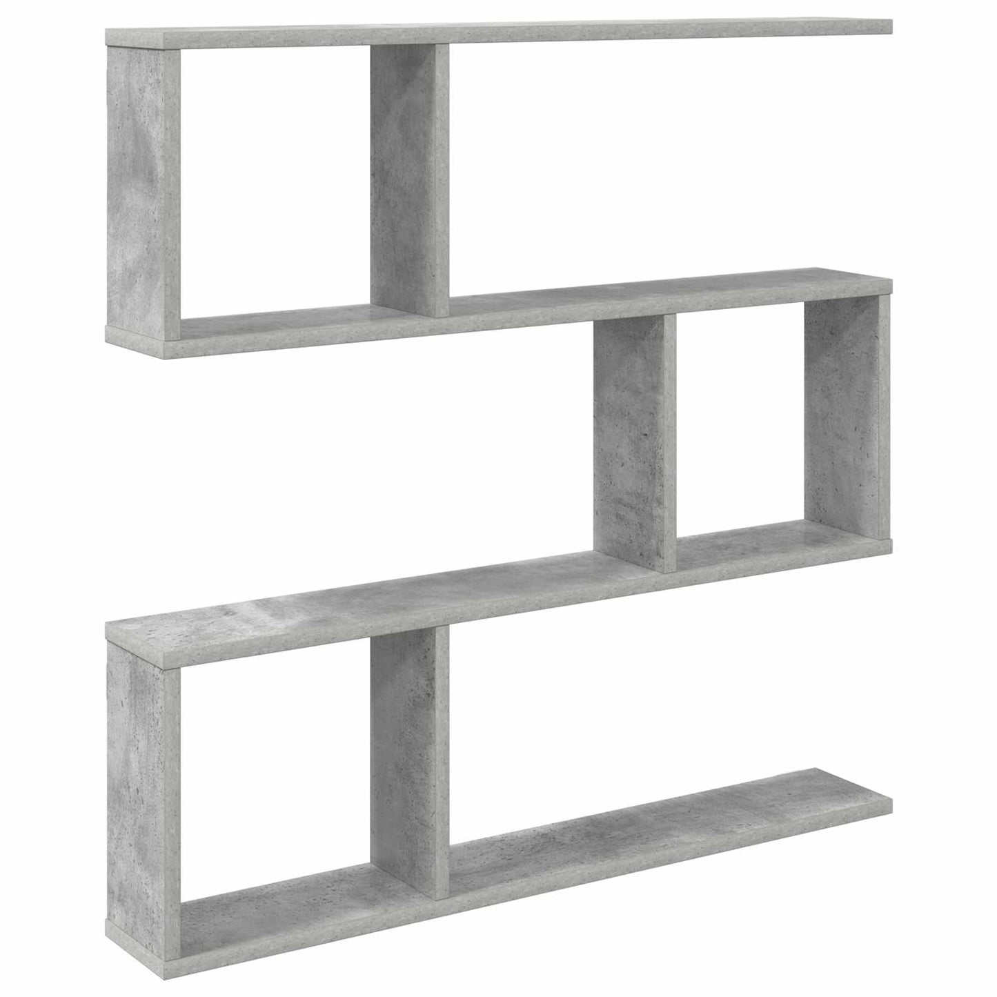 Falpolc Betonszürke 80 x 12 x 79,5 cm Szerelt Fa