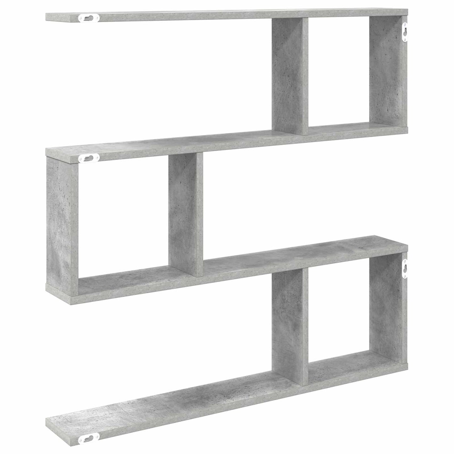 Falpolc Betonszürke 80 x 12 x 79,5 cm Szerelt Fa