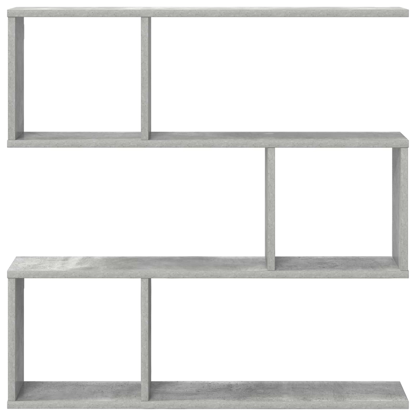 Falpolc Betonszürke 80 x 12 x 79,5 cm Szerelt Fa