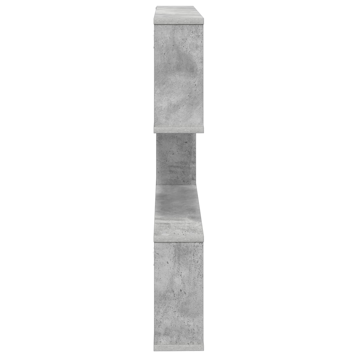 Falpolc Betonszürke 80 x 12 x 79,5 cm Szerelt Fa