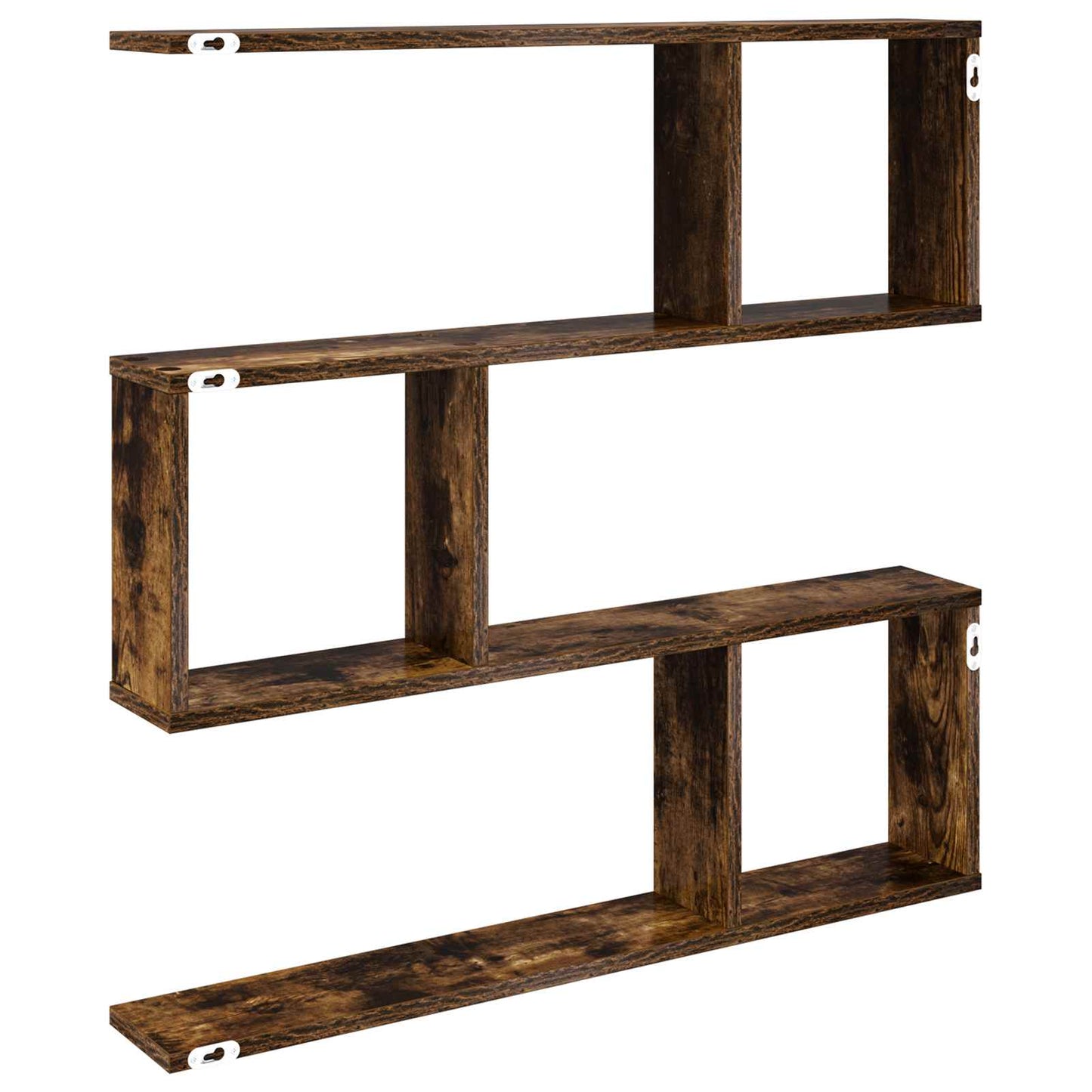 Falpolc Füstös Tölgy 80 x 12 x 79,5 cm Szerelt Fa