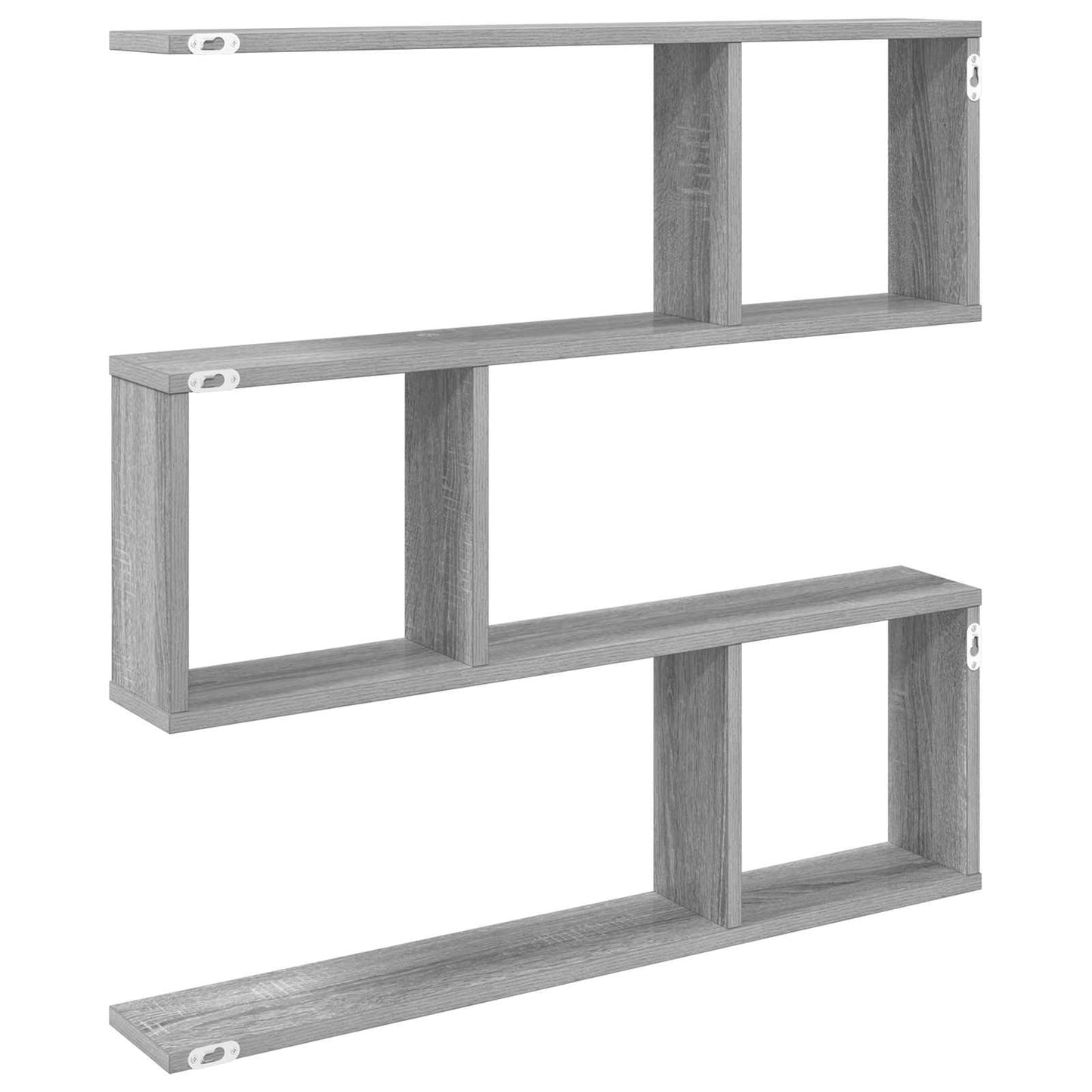 Falpolc Szürke Sonoma 80 x 12 x 79,5 cm Szerelt Fa