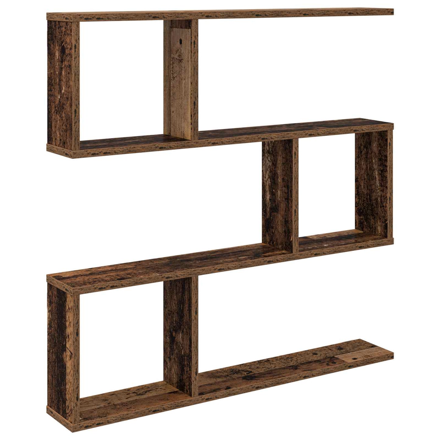 Falpolc Antik Fa 80 x 12 x 79,5 cm Szerelt Fa