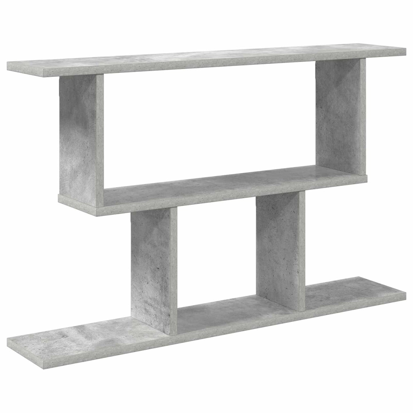 Falpolc Betonszürke 80 x 15 x 50,5 cm Szerelt Fa