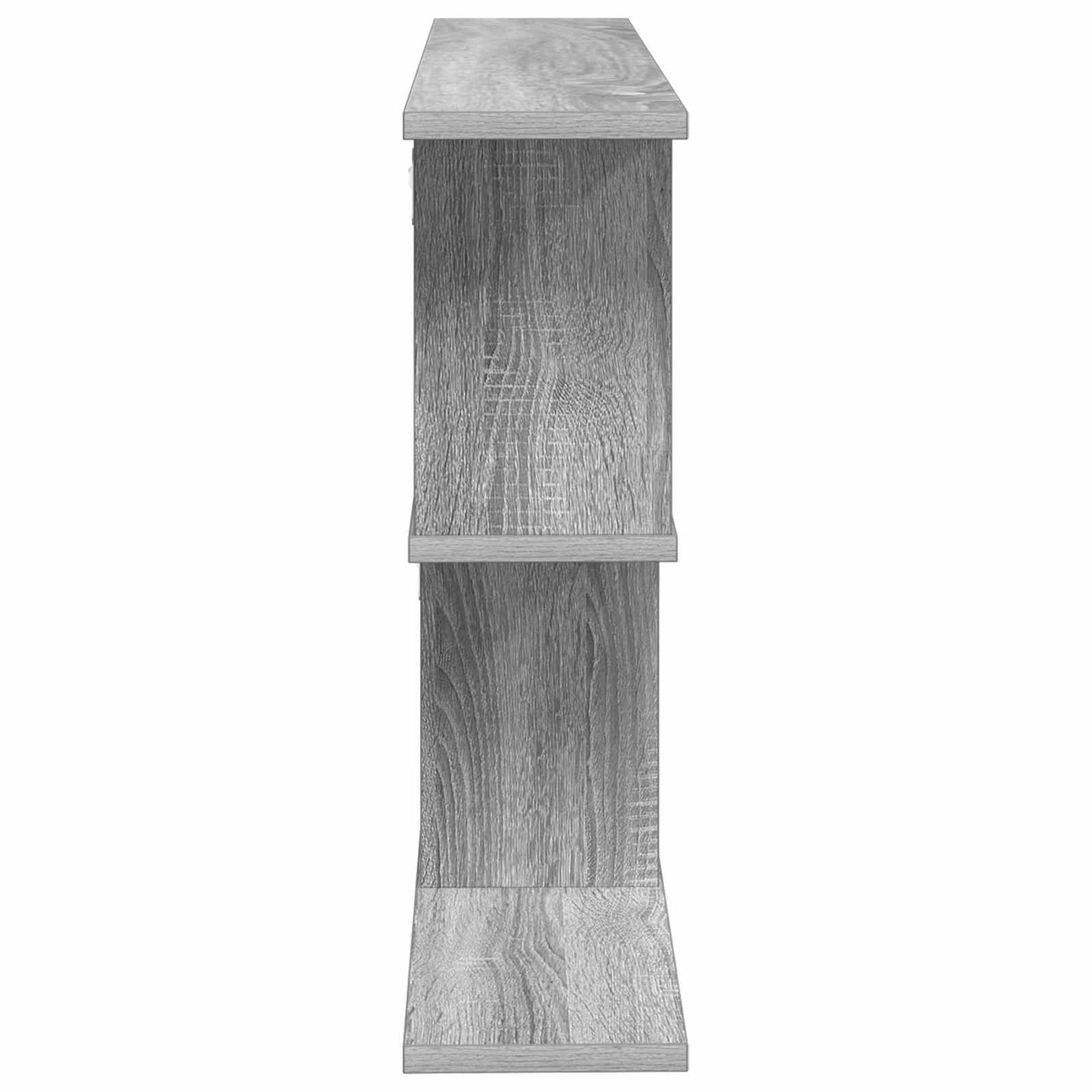 Falpolc Szürke Sonoma 80 x 15 x 50,5 cm Szerelt Fa