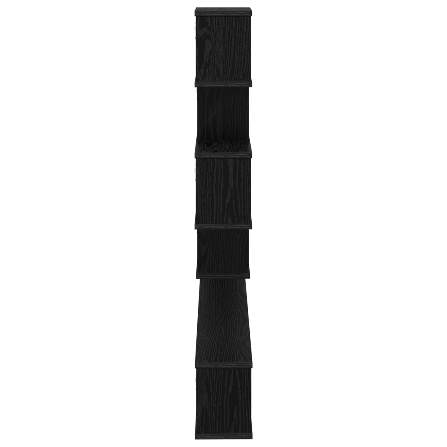 Fali TV polc Fekete Tölgy 180 x 15 x 94 cm Szerelt Fa