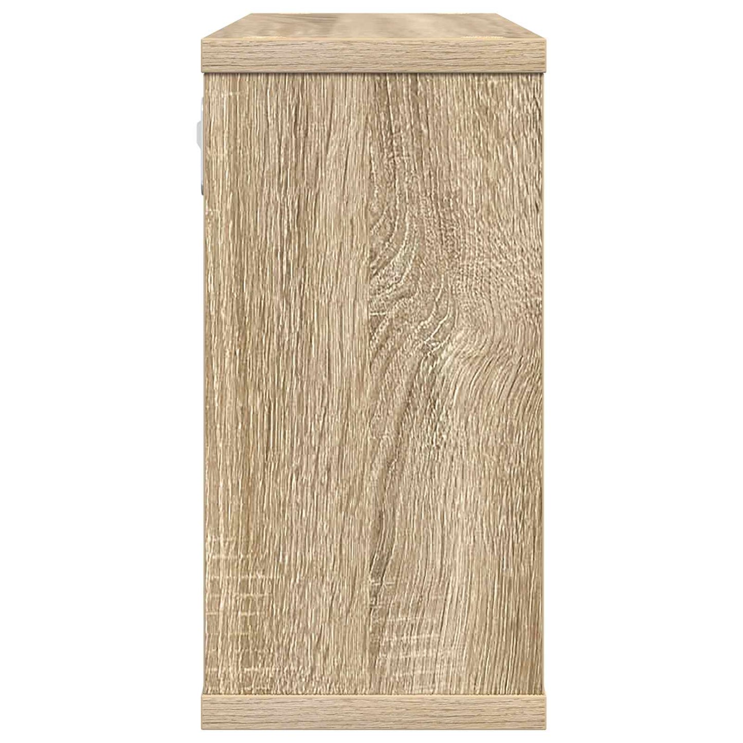 Lebegő polcok 2 pcs Sonoma Tölgy 80 x 15 x 30 cm Szerelt Fa