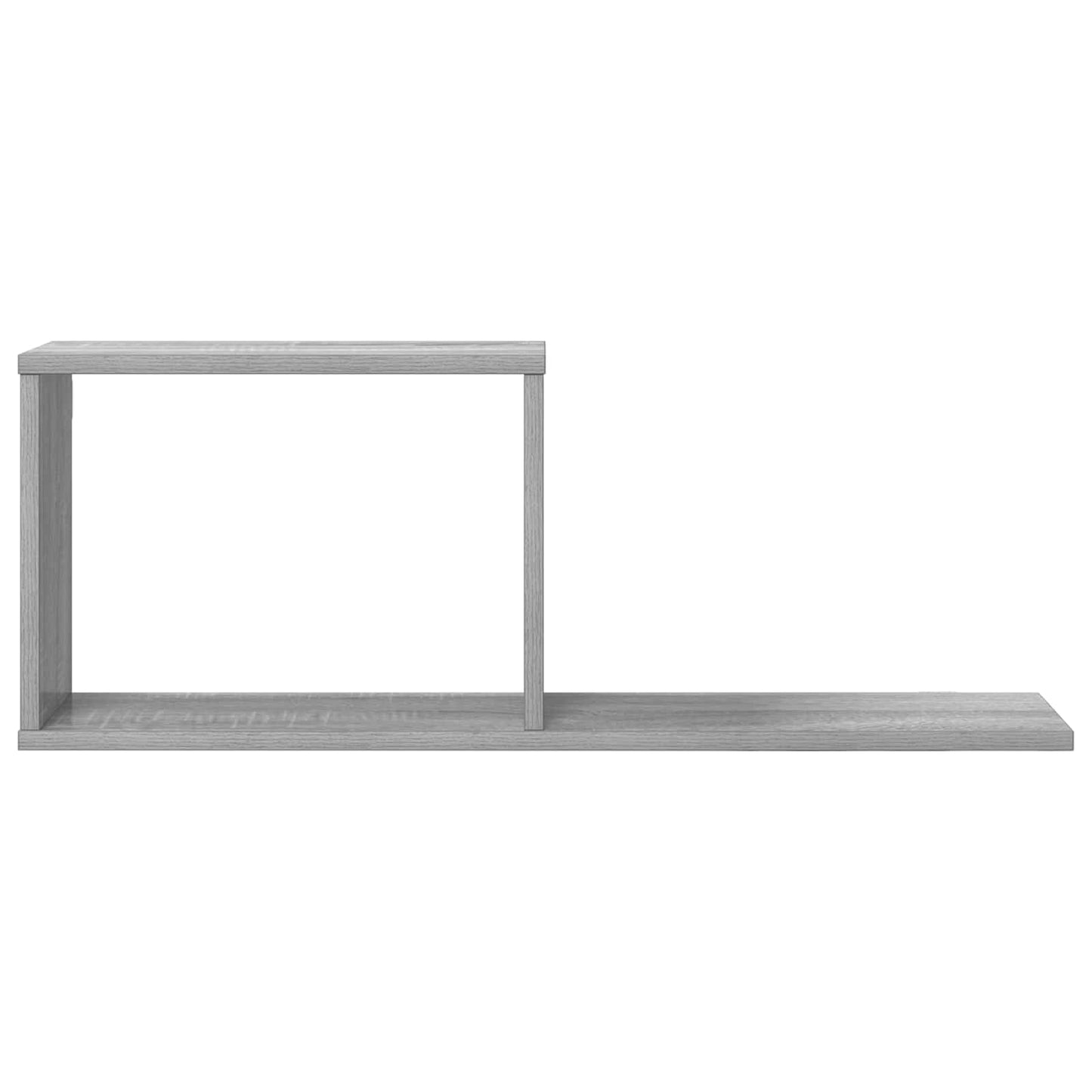 Lebegő polcok 2 pcs Szürke Sonoma 80 x 15 x 30 cm Szerelt Fa