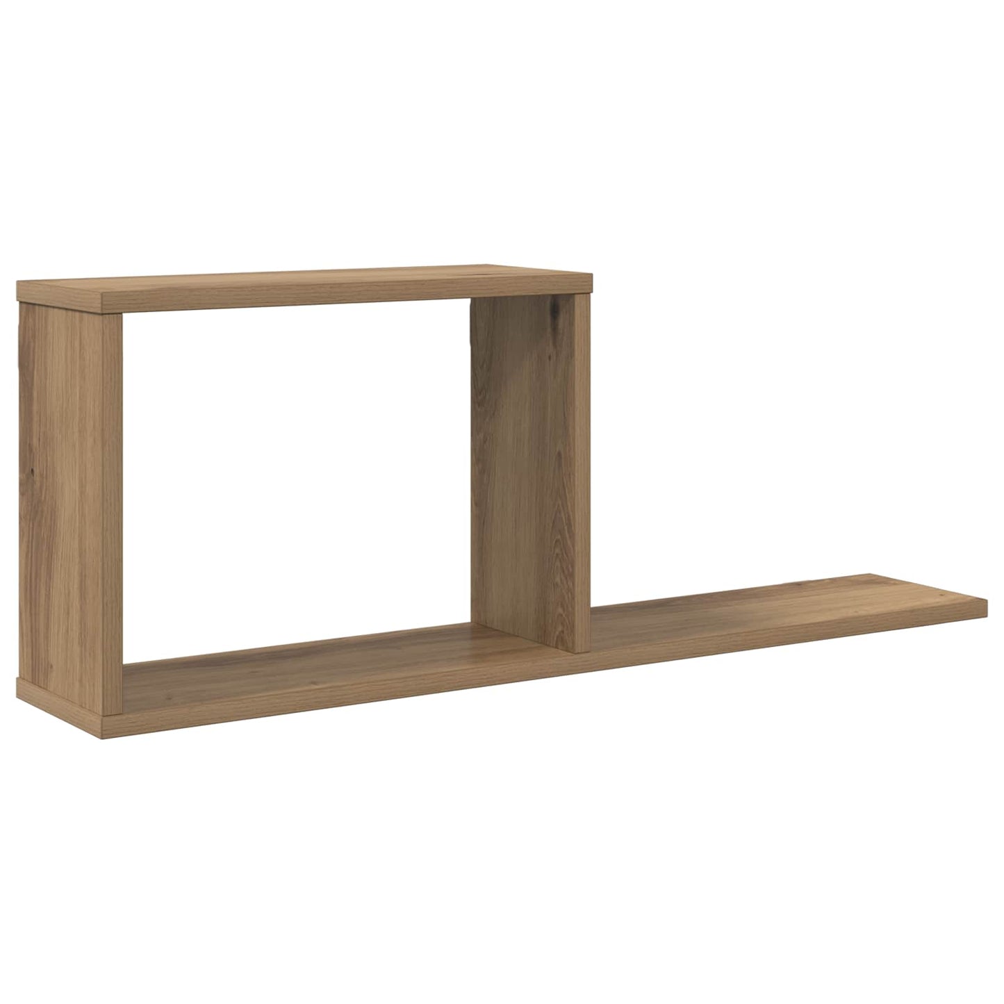Lebegő polcok Kézműves Tölgy 80 x 15 x 30 cm Szerelt Fa