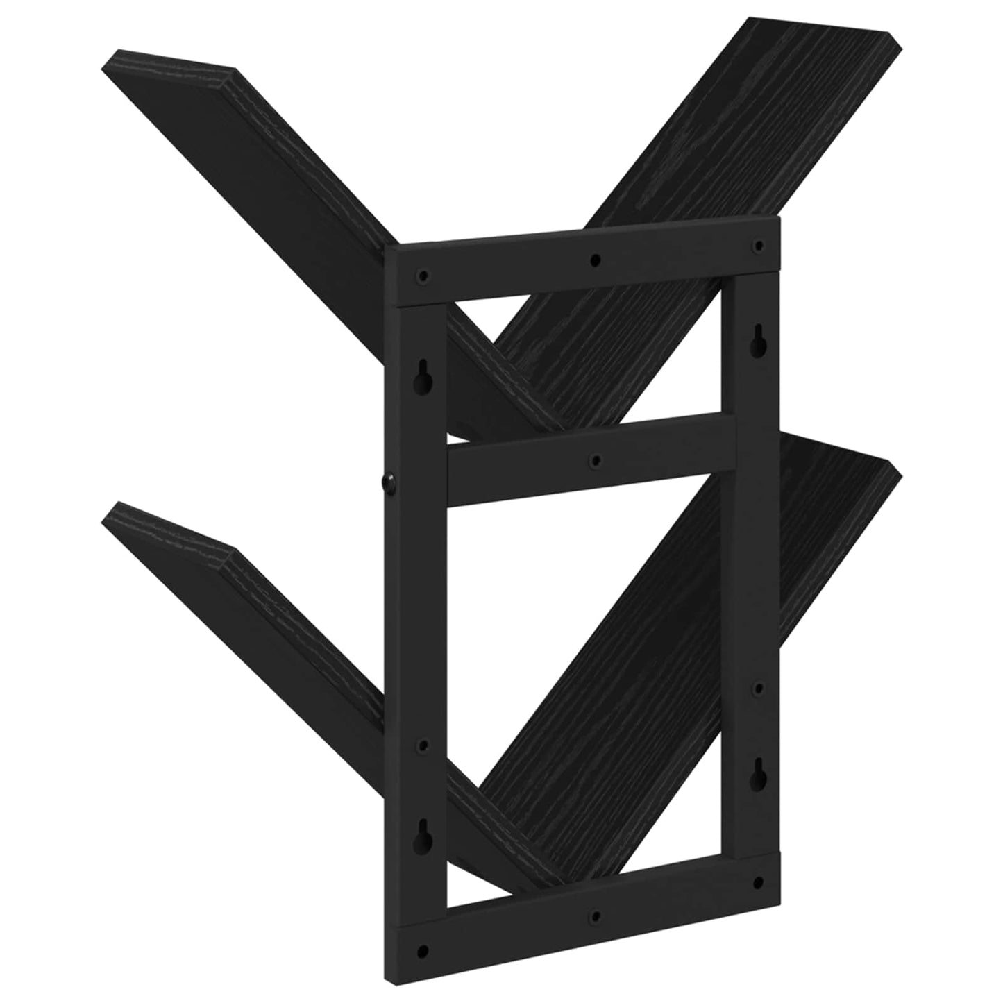 Falra Szerelhető Polc Fekete Tölgy 43 x 15 x 47 cm Szerelt Fa
