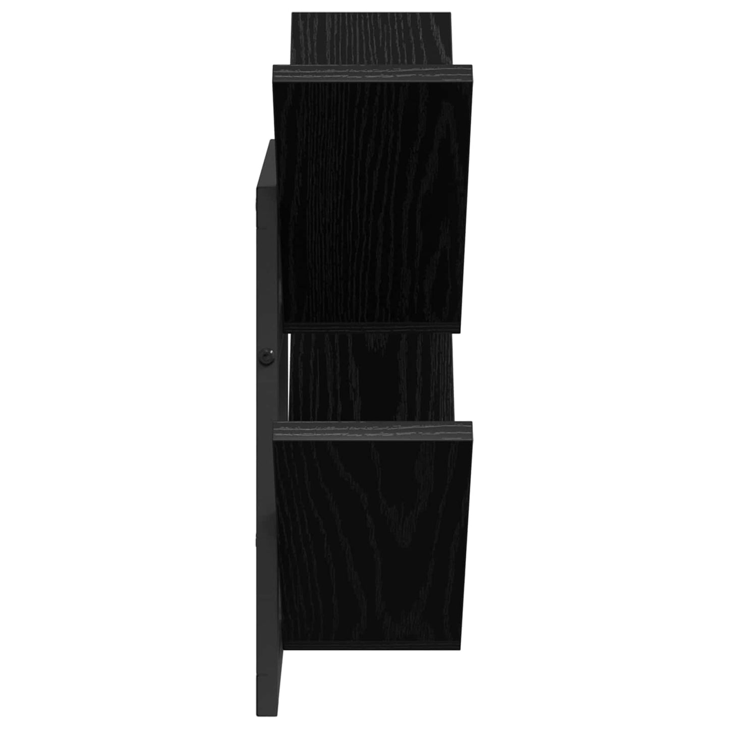Falra Szerelhető Polc Fekete Tölgy 43 x 15 x 47 cm Szerelt Fa