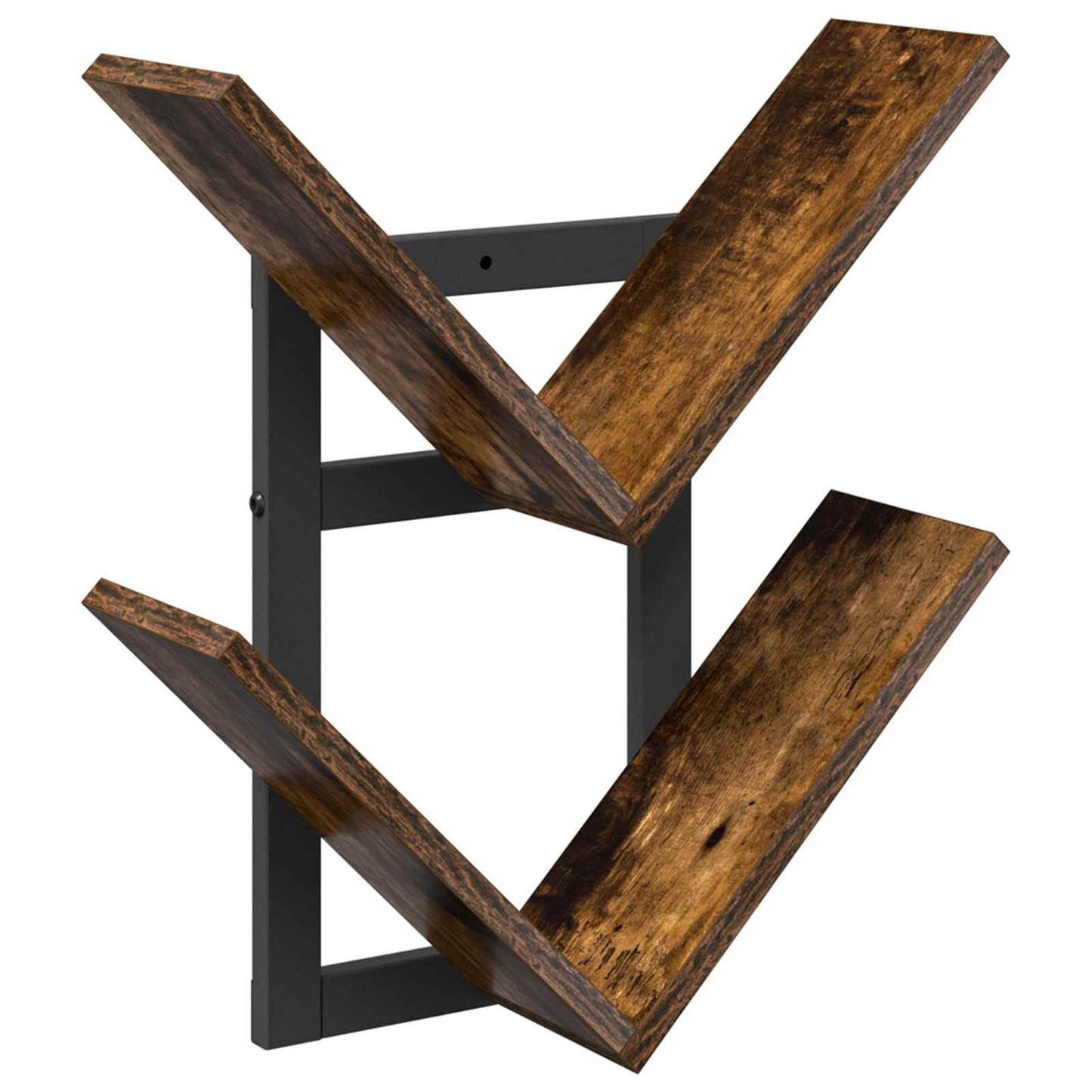 Falra Szerelhető Polc Füstös Tölgy 43 x 15 x 47 cm Szerelt Fa