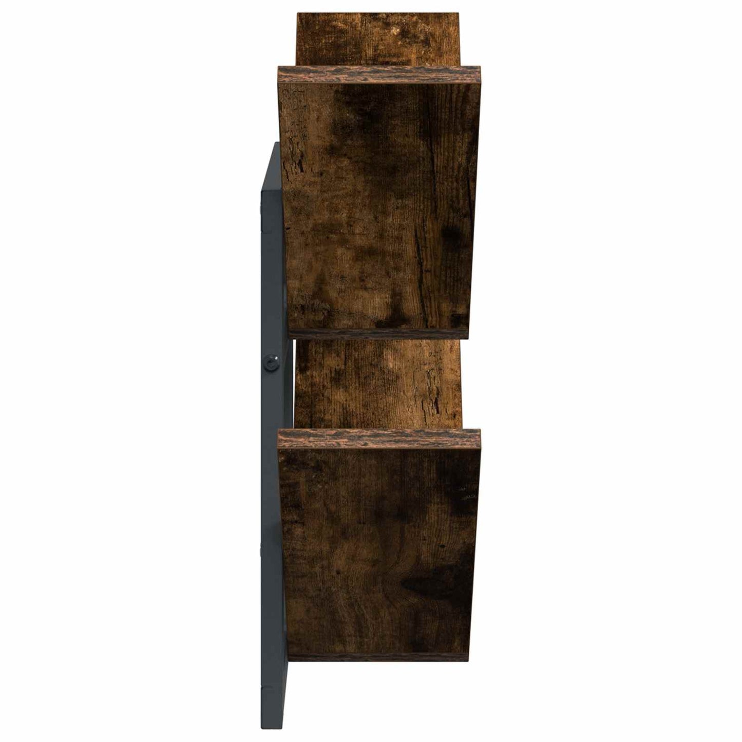 Falra Szerelhető Polc 2 pcs Füstös Tölgy 43 x 15 x 47 cm