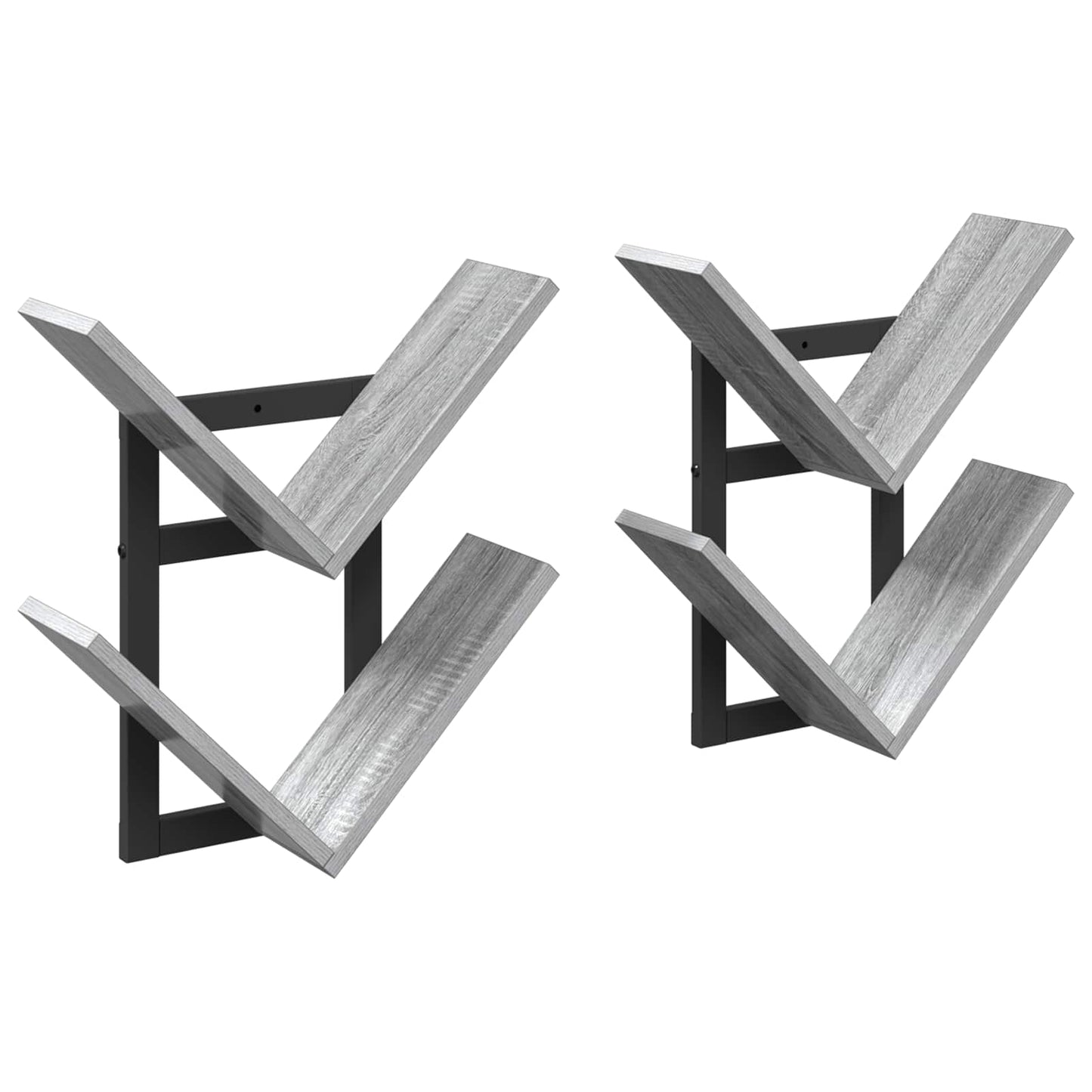 Falra Szerelhető Polc 2 pcs Szürke Sonoma 43 x 15 x 47 cm