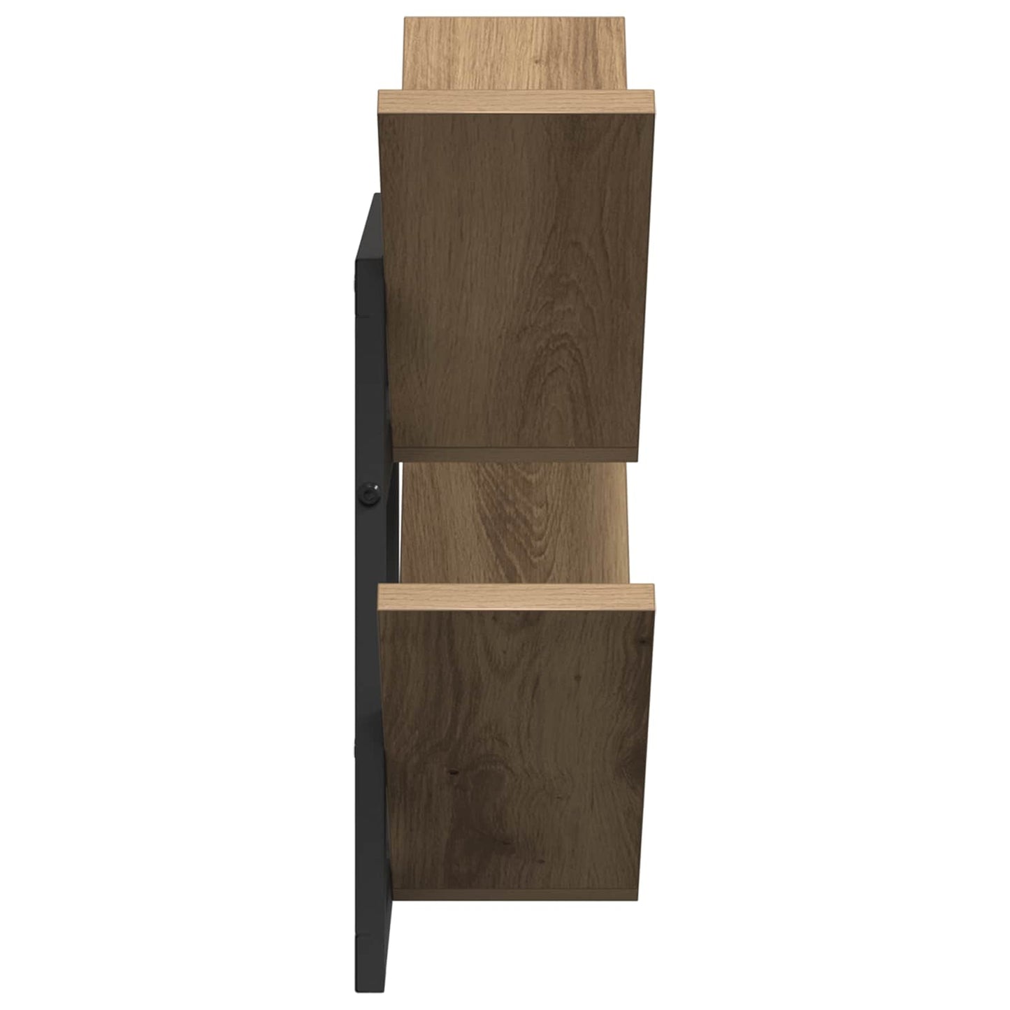 Falra Szerelhető Polc Kézműves Tölgy 43 x 15 x 47 cm Szerelt Fa