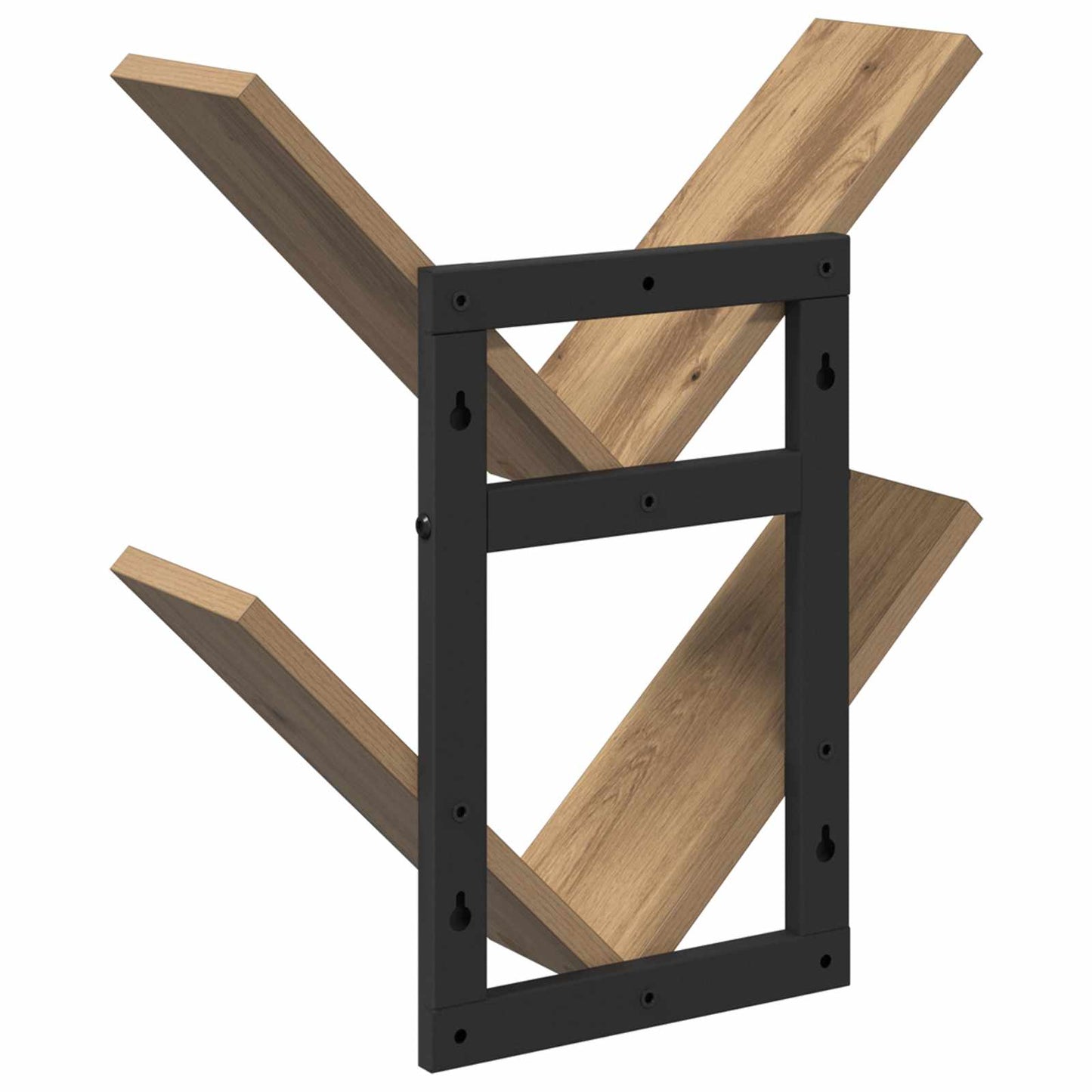 Falra Szerelhető Polc 2 pcs Kézműves Tölgy 43 x 15 x 47 cm