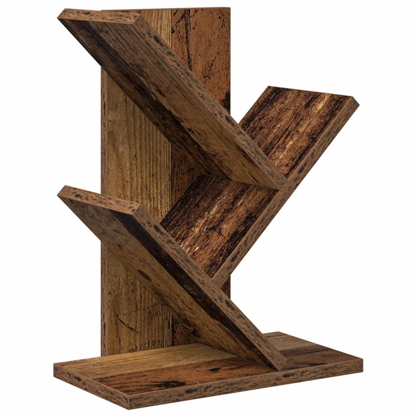 Faszerkezet Könyvespolc 3-Szintes 30 x 18 x 40 cm Szerelt Fa