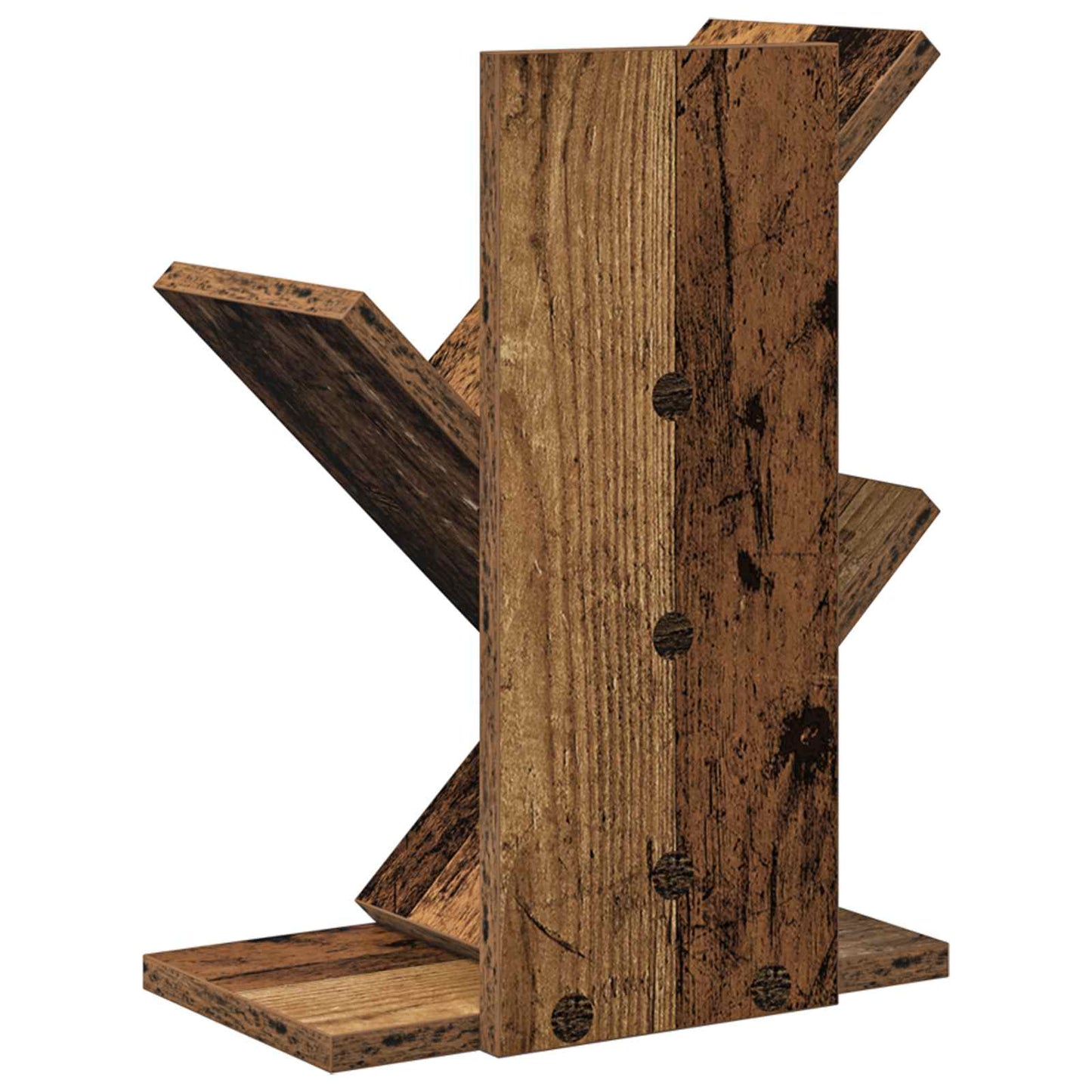 Faszerkezet Könyvespolc 3-Szintes 30 x 18 x 40 cm Szerelt Fa