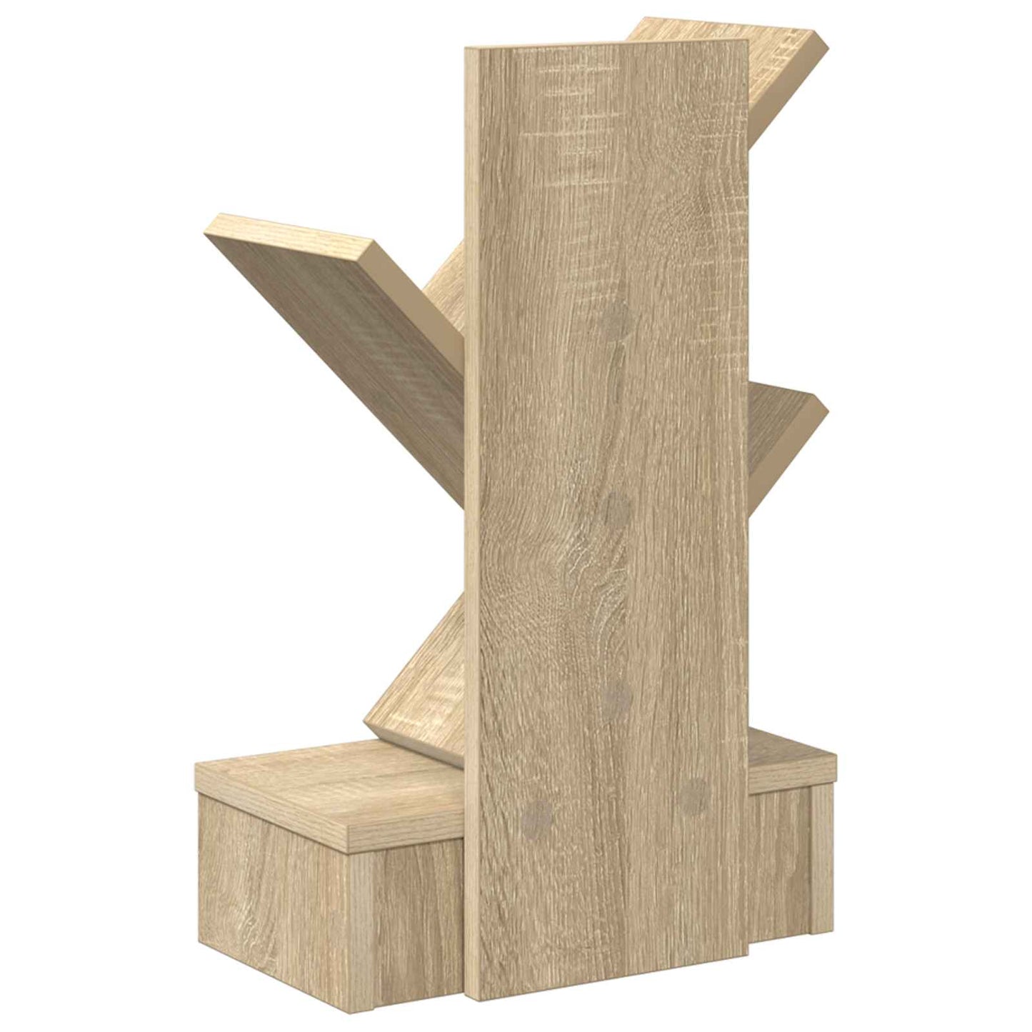 Faszerkezet Könyvespolc 3-Szintes 30 x 18 x 48 cm Szerelt Fa