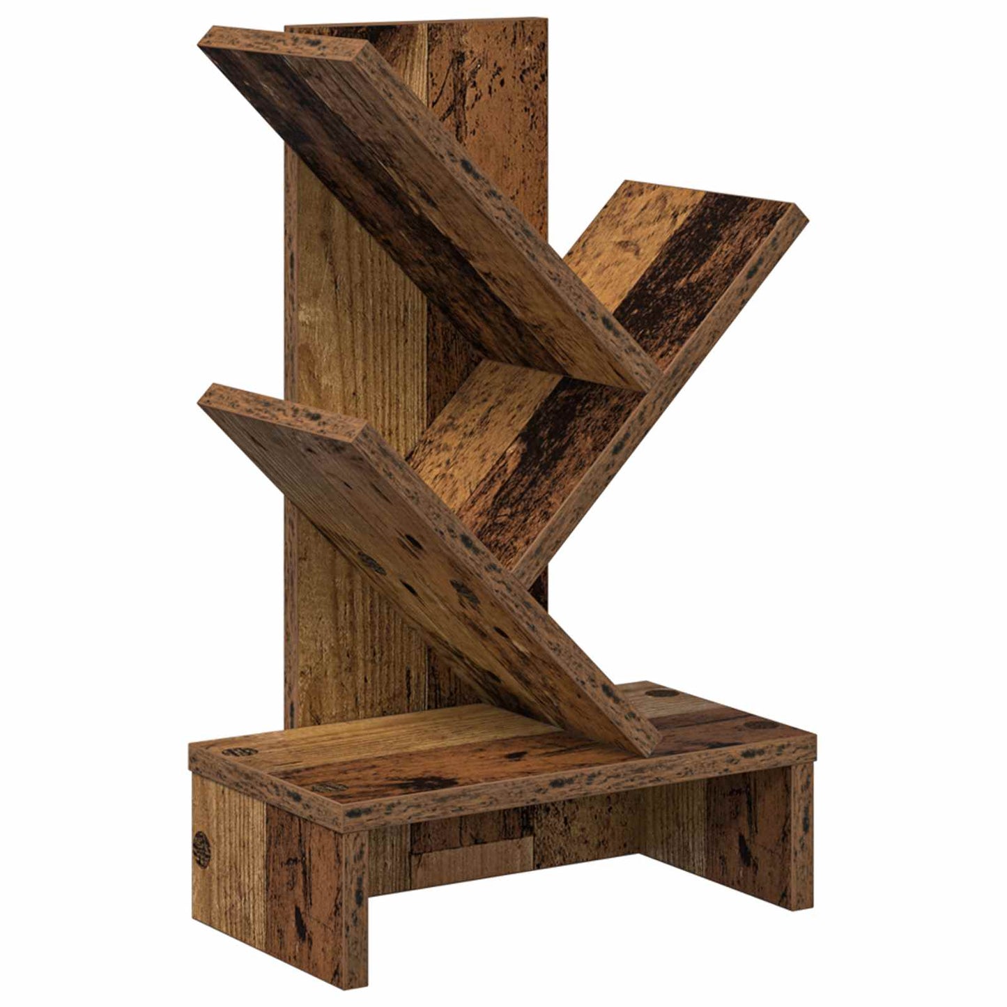 Faszerkezet Könyvespolc 3-Szintes 30 x 18 x 48 cm Szerelt Fa