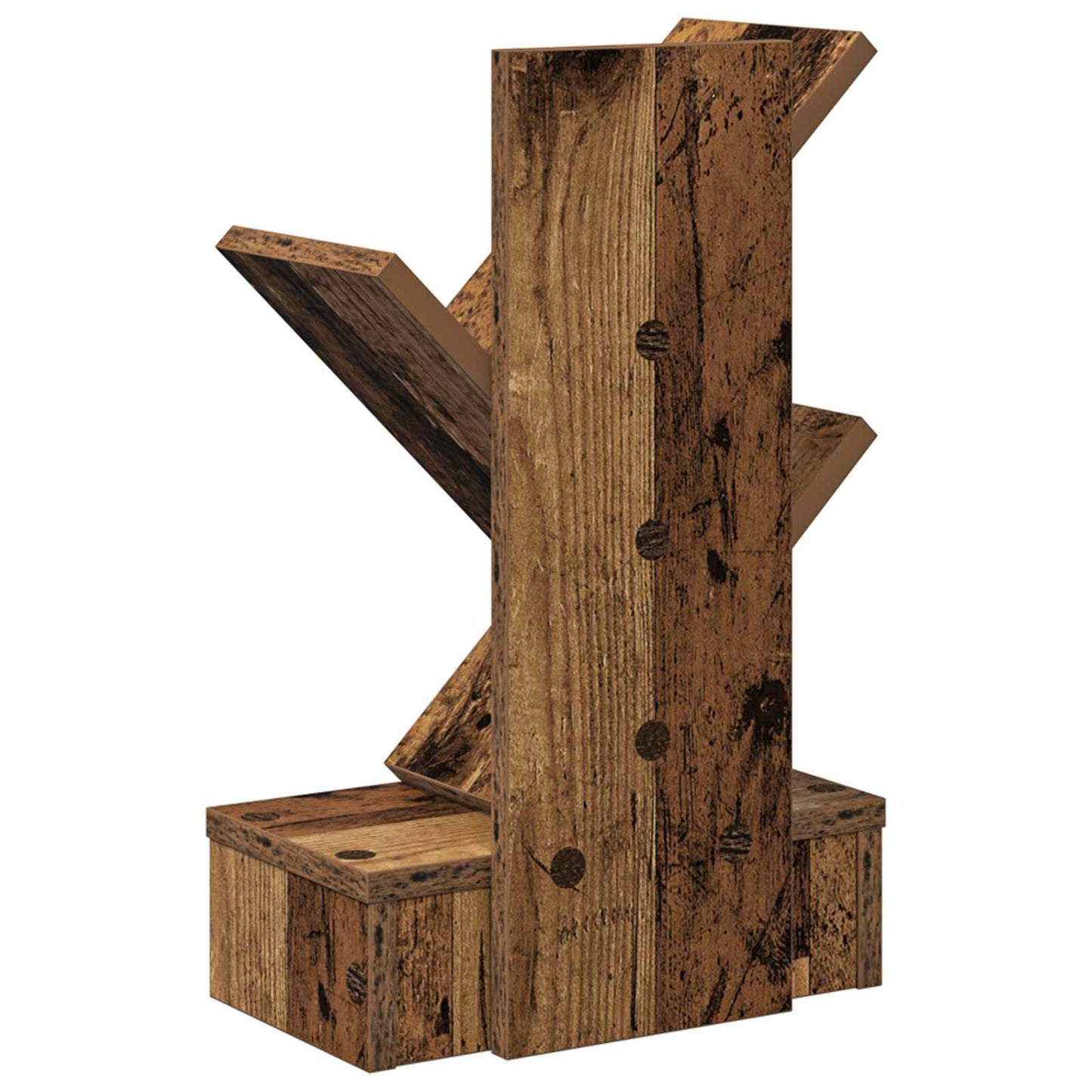 Faszerkezet Könyvespolc 3-Szintes 30 x 18 x 48 cm Szerelt Fa