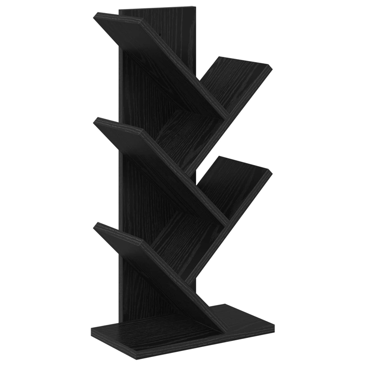 Fa Könyvespolc 4-Szintes 30 x 18 x 60 cm Szerelt Fa