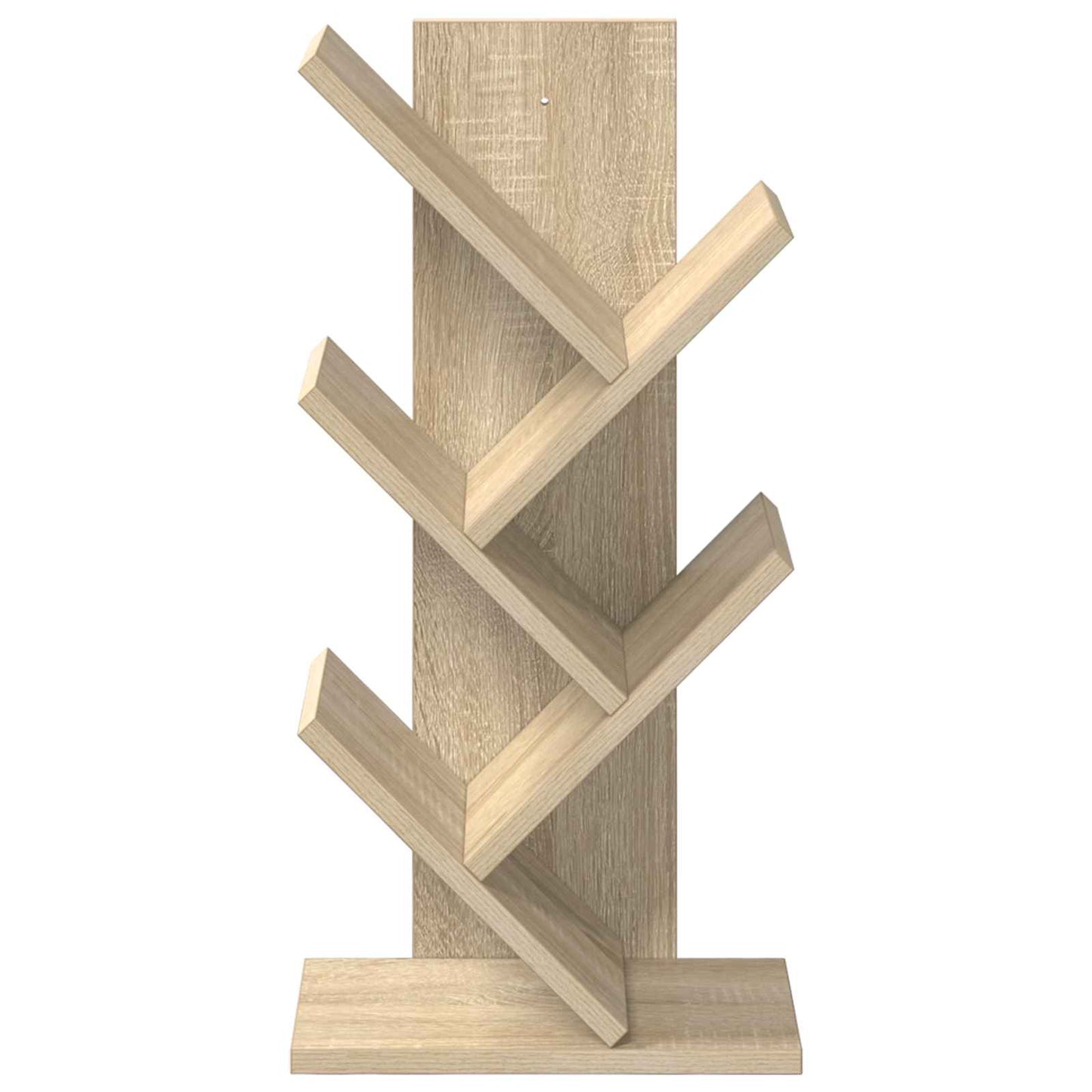 Fának tűnő könyvespolc 4 szintes 30 x 18 x 60 cm Szerelt Fa