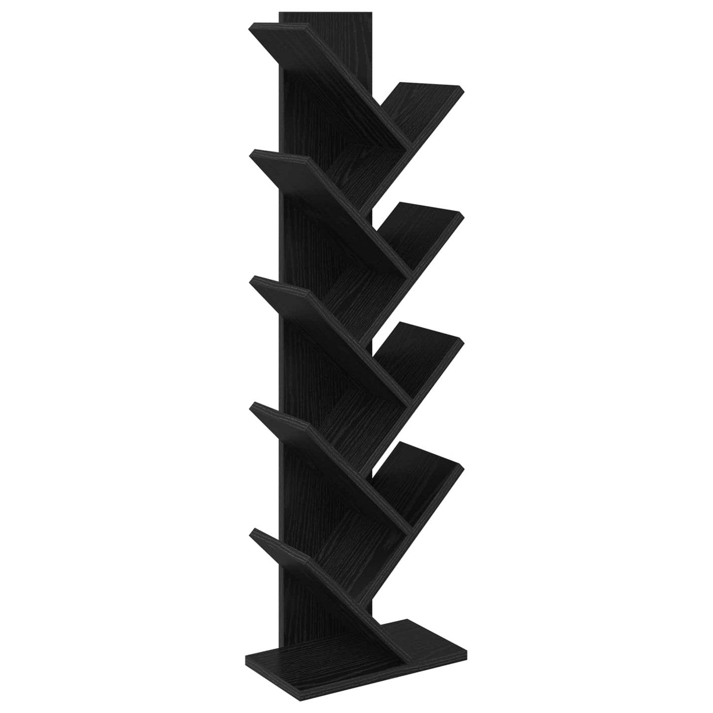 Fának álcázott polc 6 szintes 30 x 18 x 100 cm Szerelt Fa