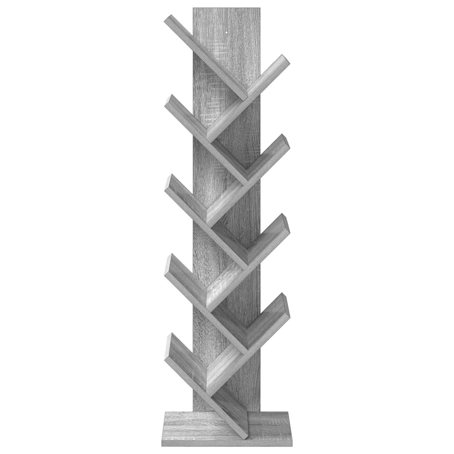 Fafüggöny 6-szintes 30 x 18 x 100 cm Szerelt Fa Szürke Sonoma