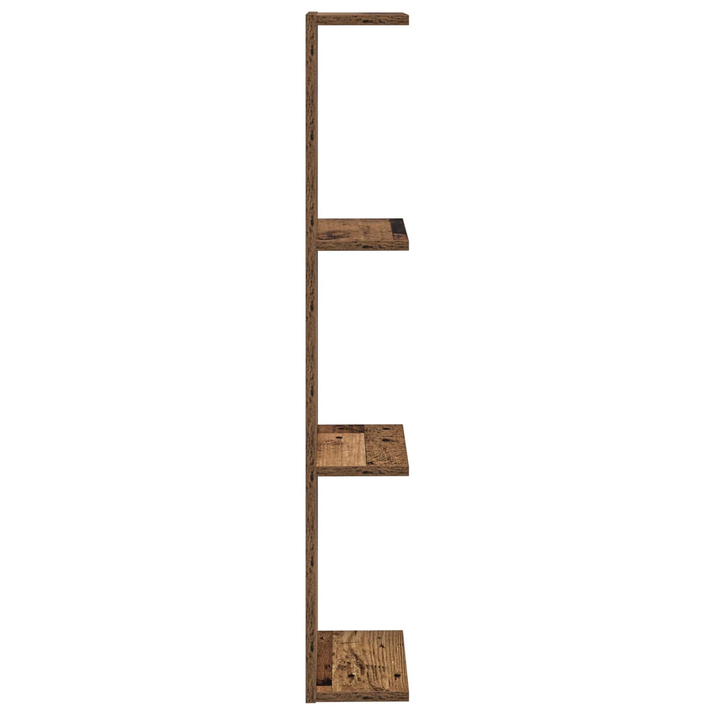 Falpolc Antik Fa 25 x 15 x 100 cm Szerelt Fa