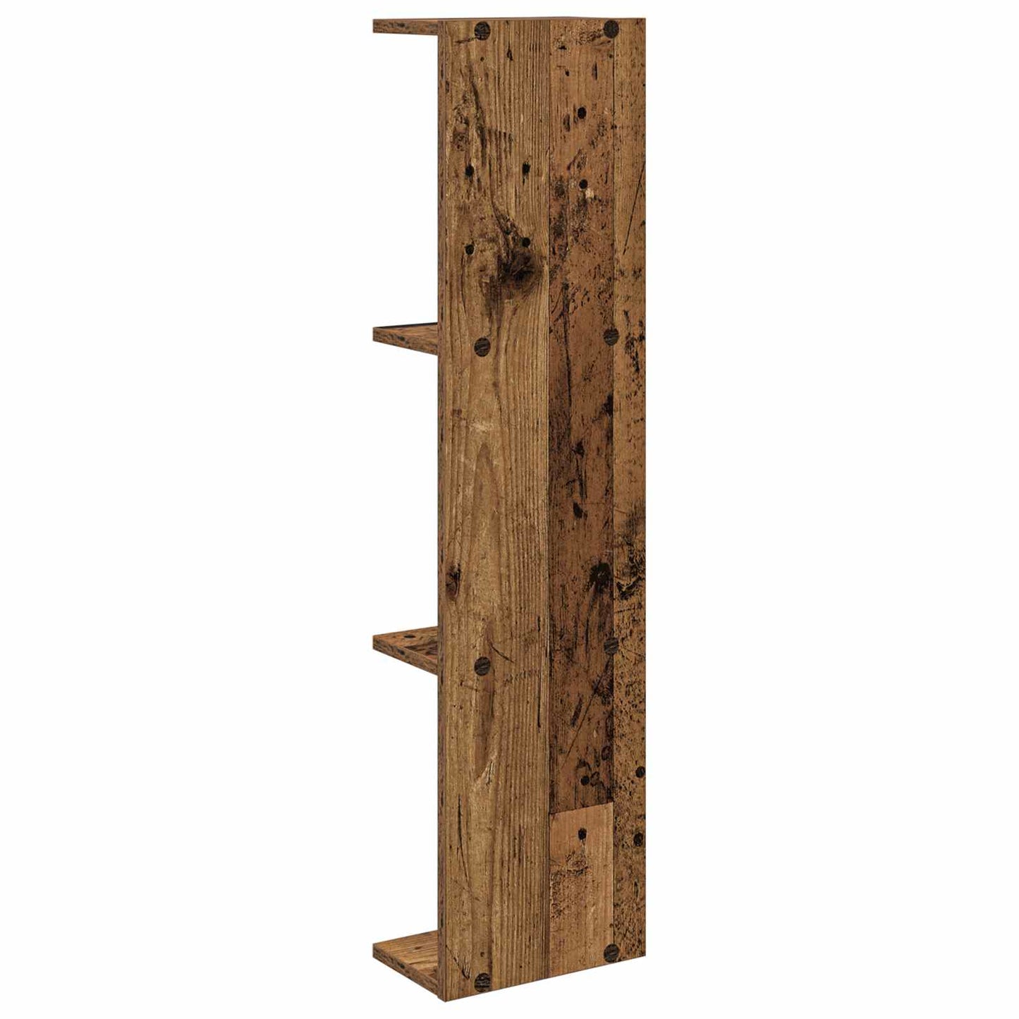 Falpolc 2 pcs Antik Fa 25 x 15 x 100 cm Szerelt Fa