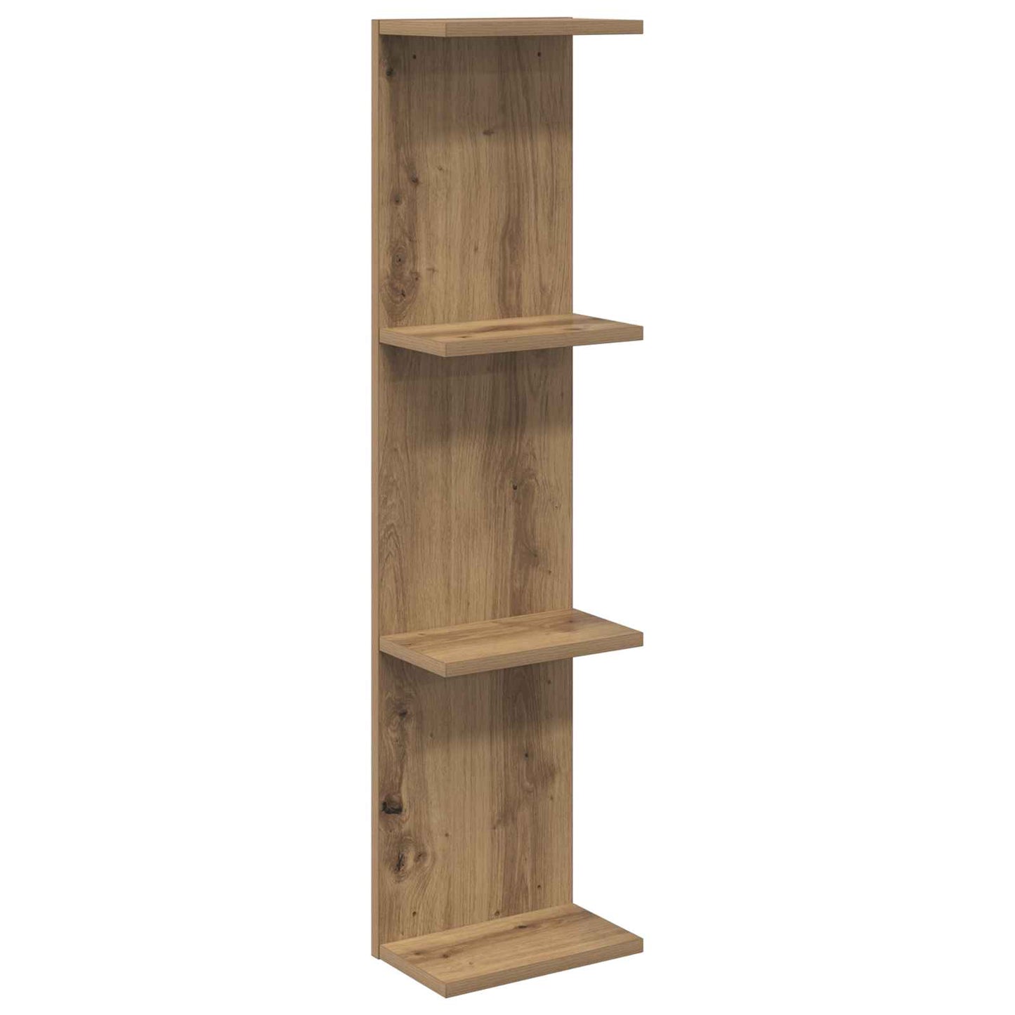 Falpolc Kézműves Tölgy 25 x 15 x 100 cm Szerelt Fa