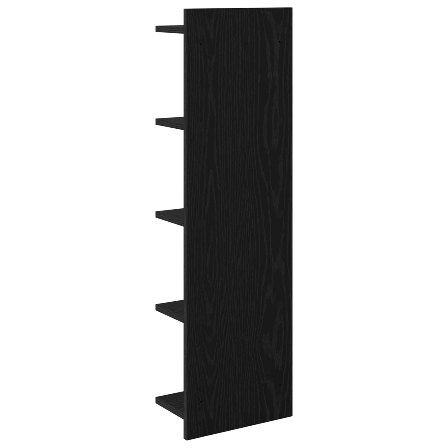 Falpolc Fekete Tölgy 30 x 15 x 100 cm Szerelt Fa
