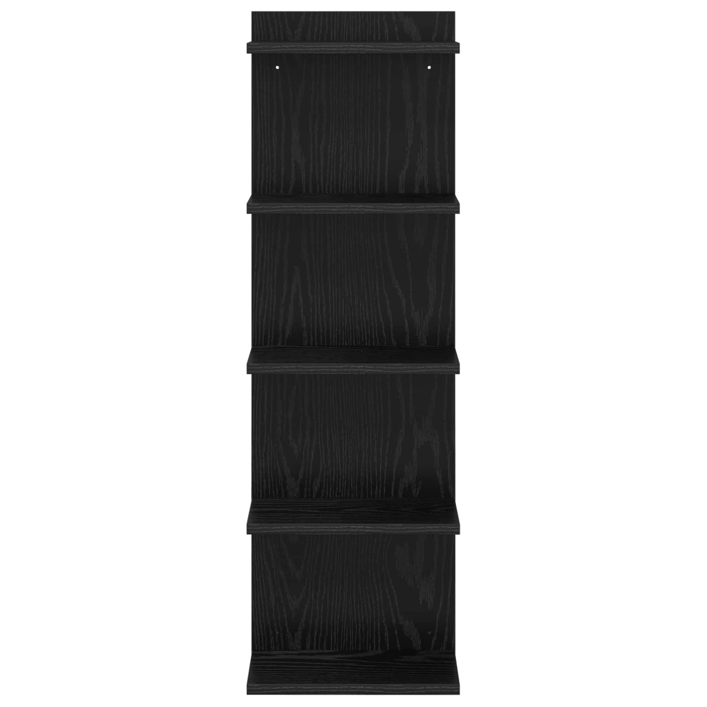 Falpolc Fekete Tölgy 30 x 15 x 100 cm Szerelt Fa