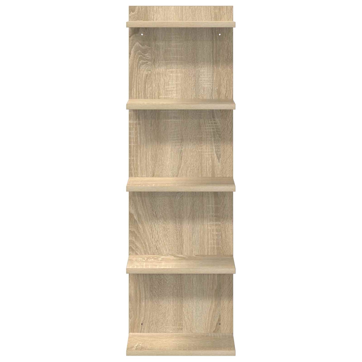 Falpolc 2 pcs Sonoma Tölgy 30 x 15 x 100 cm Szerelt Fa