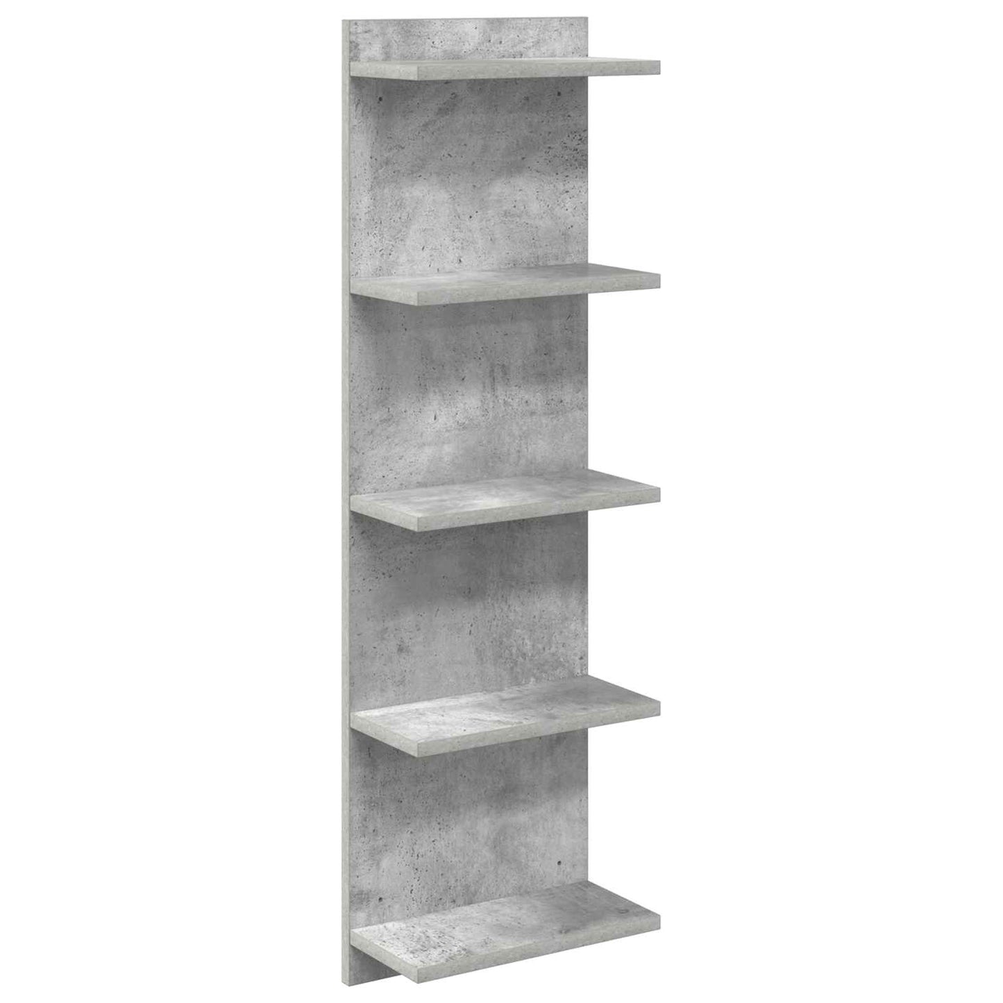 Falpolc Betonszürke 30 x 15 x 100 cm Szerelt Fa