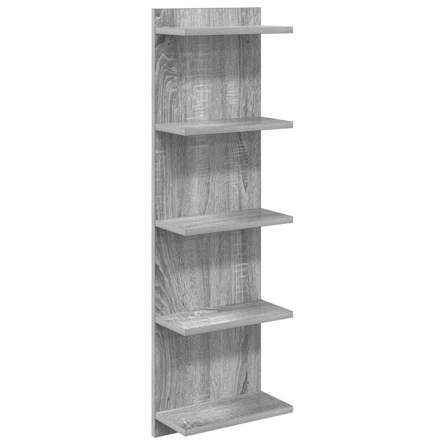 Falpolc Szürke Sonoma 30 x 15 x 100 cm Szerelt Fa
