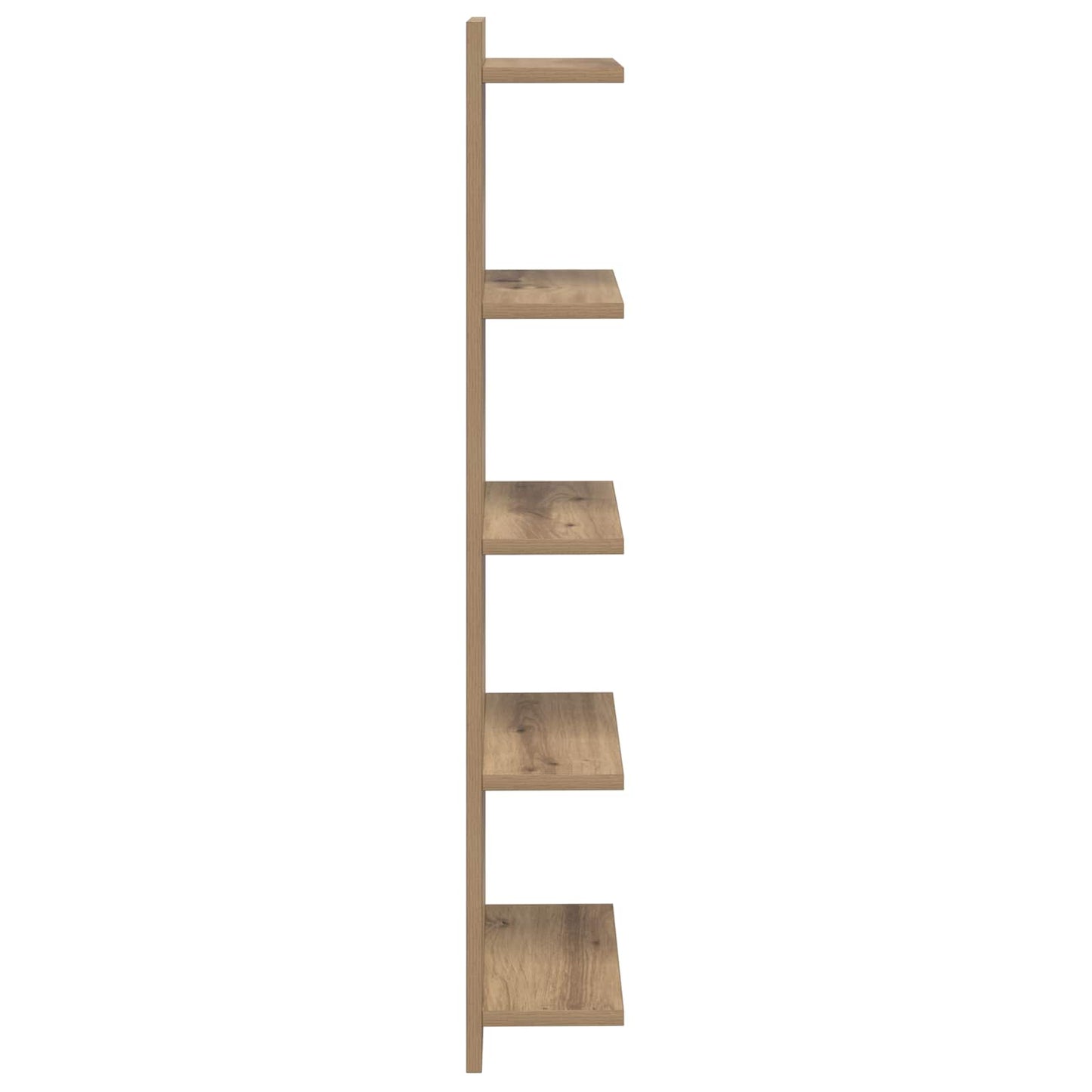 Falpolc Kézműves Tölgy 30 x 15 x 100 cm Szerelt Fa