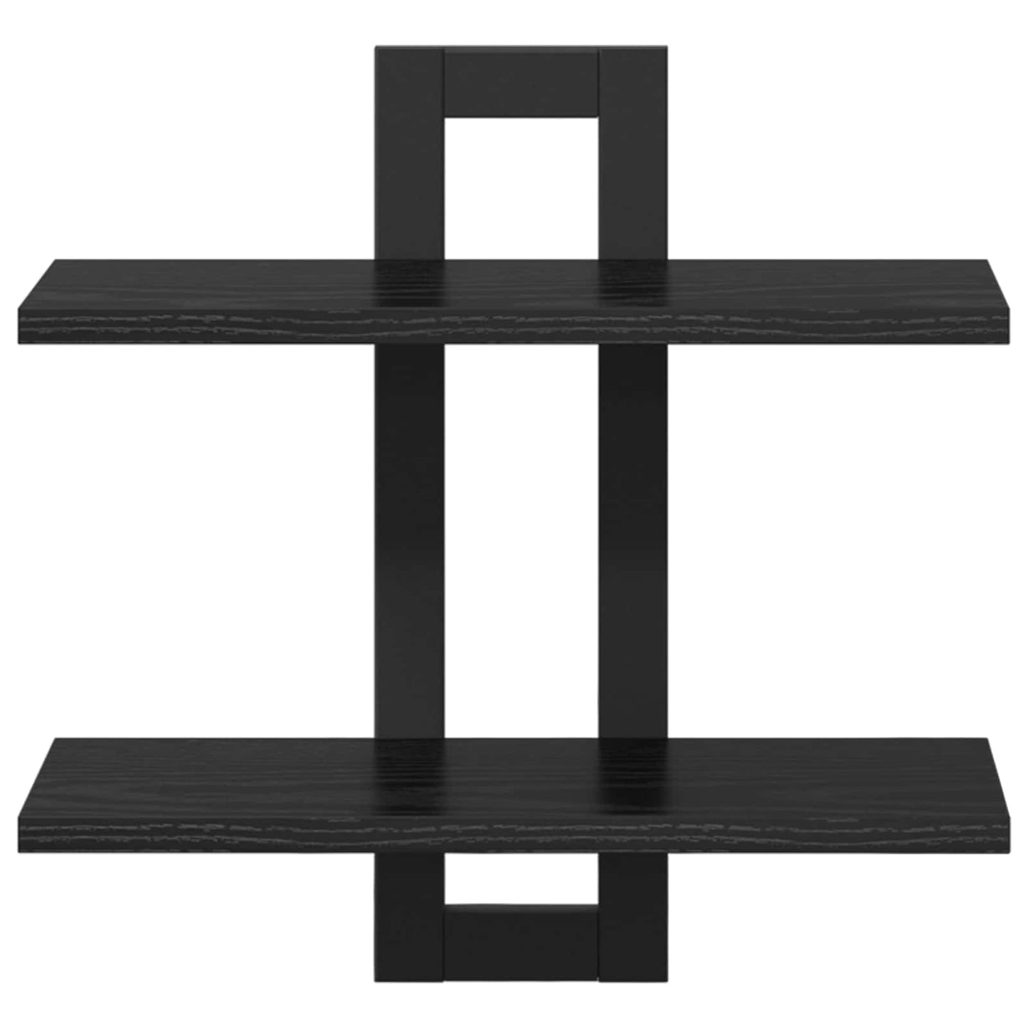 Lebegő polcok Fekete Tölgy 40 x 15 x 40 cm Szerelt Fa