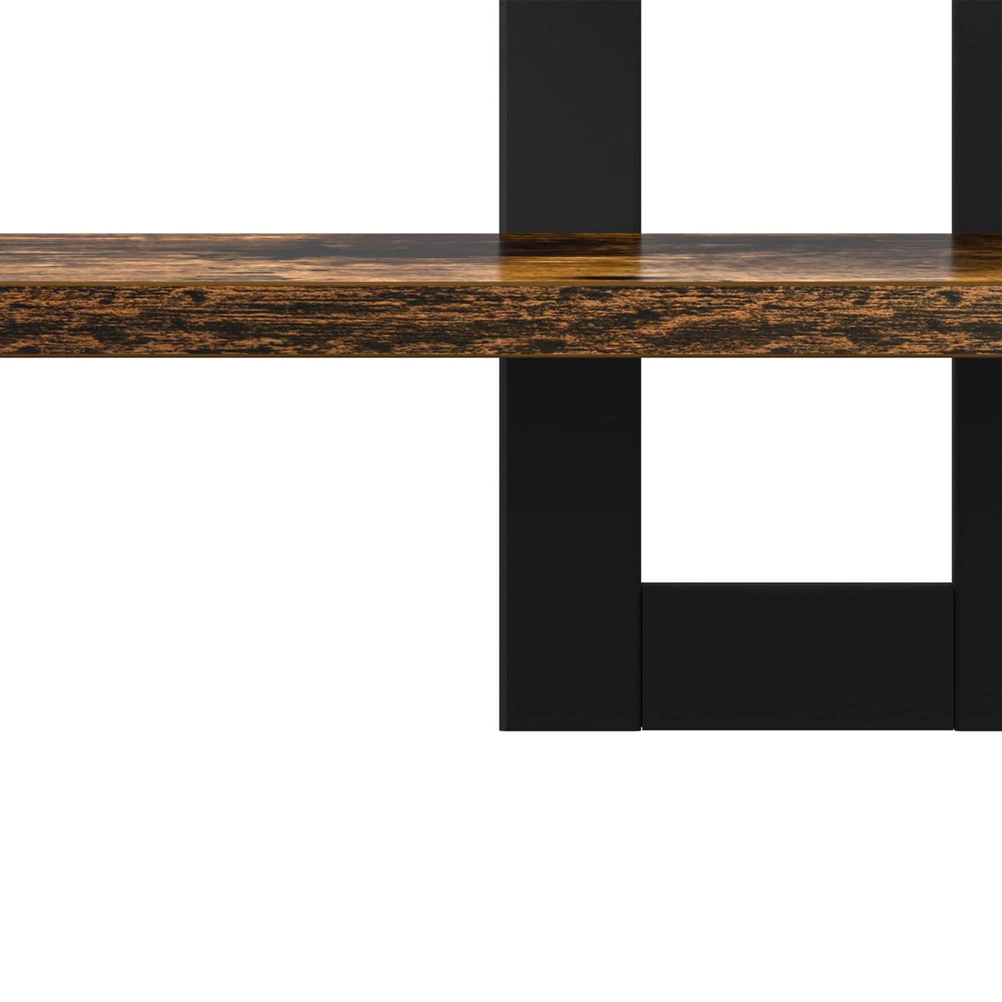 Lebegő polcok Füstös Tölgy 40 x 15 x 40 cm Szerelt Fa