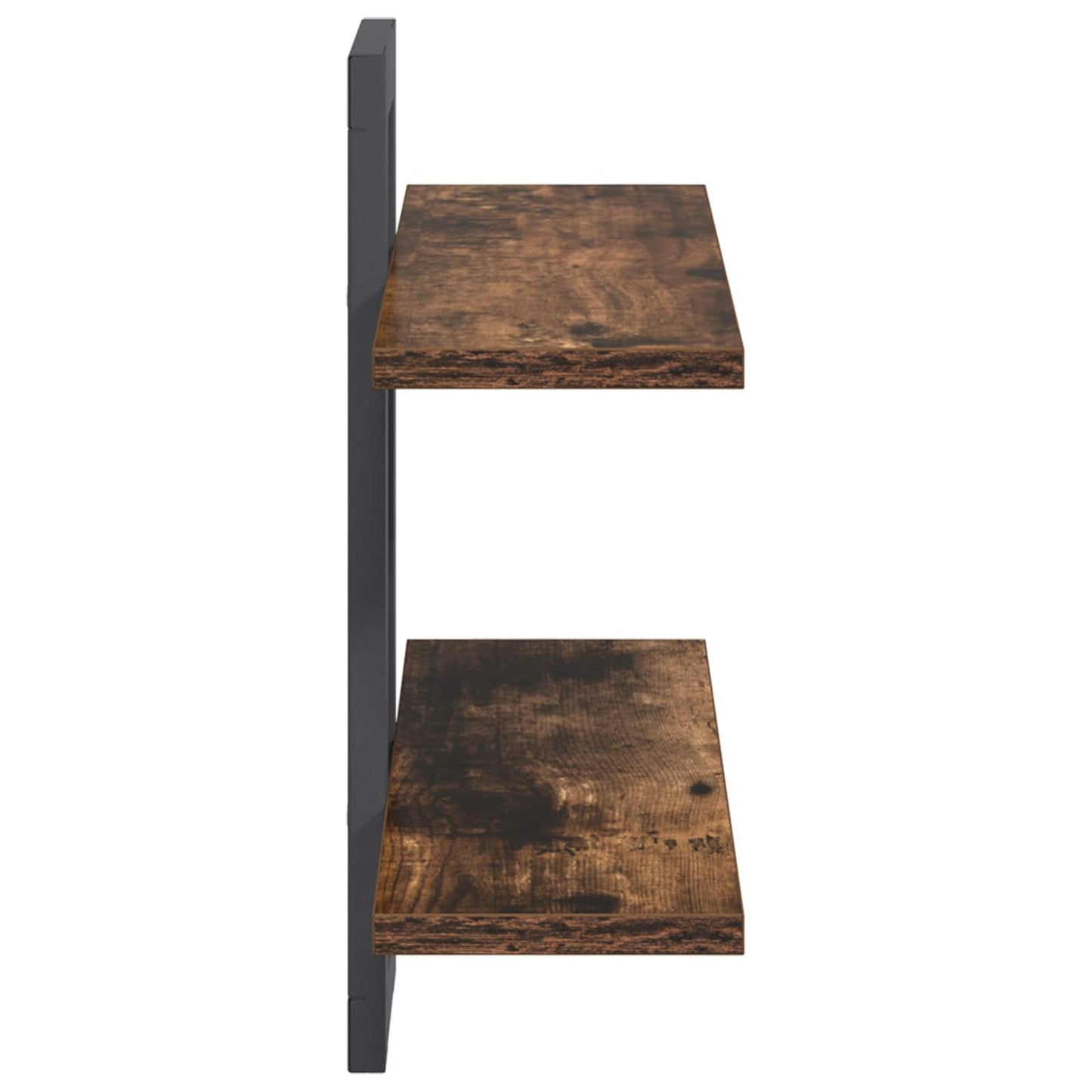 Lebegő polcok Füstös Tölgy 40 x 15 x 40 cm Szerelt Fa