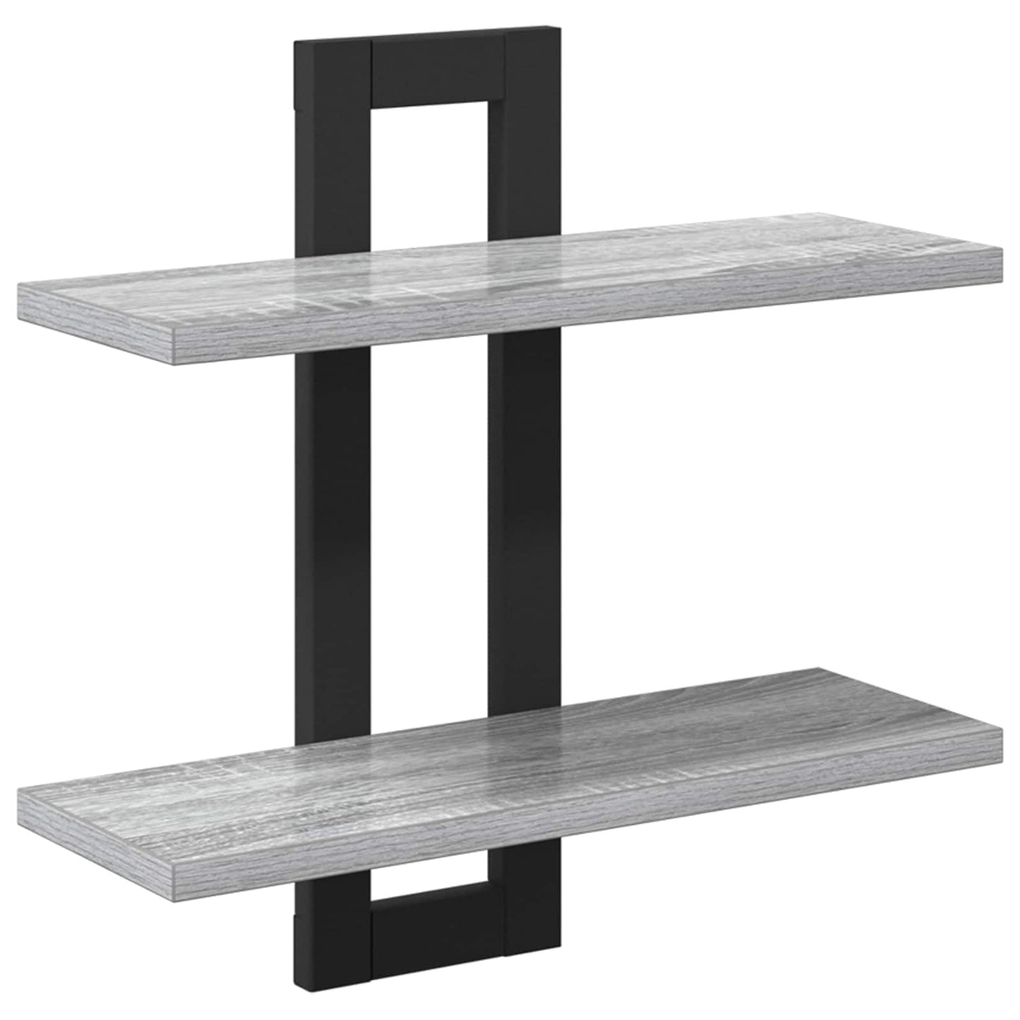 Lebegő polcok Szürke Sonoma 40 x 15 x 40 cm Szerelt Fa