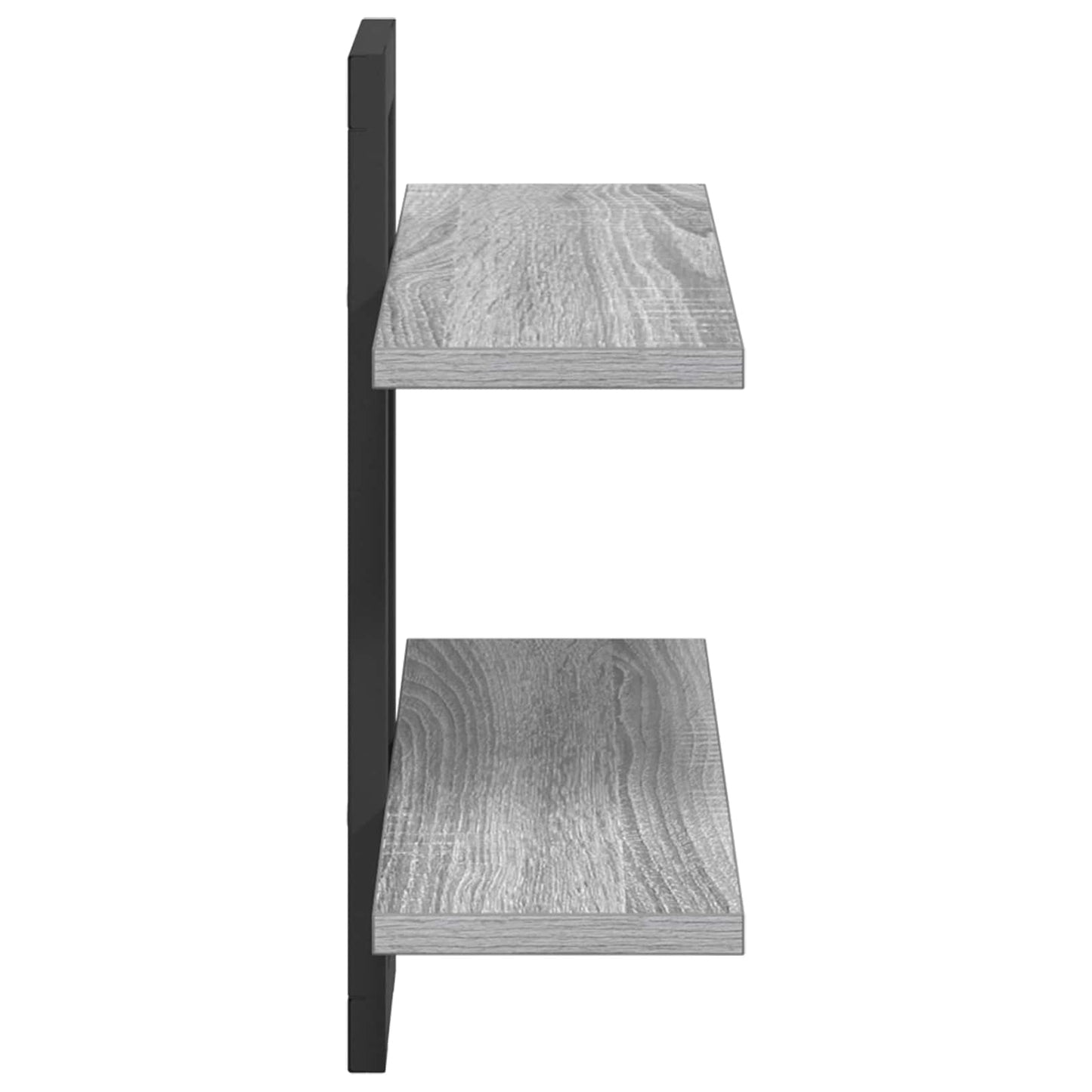 Lebegő polcok Szürke Sonoma 40 x 15 x 40 cm Szerelt Fa