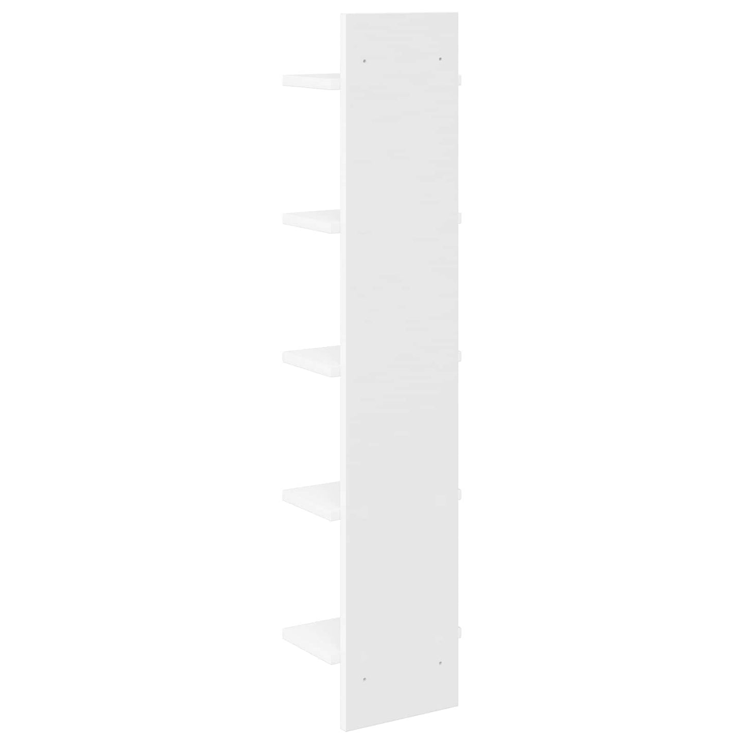Falpolc 2 db Fehér 22 x 15 x 100 cm Szerelt Fa