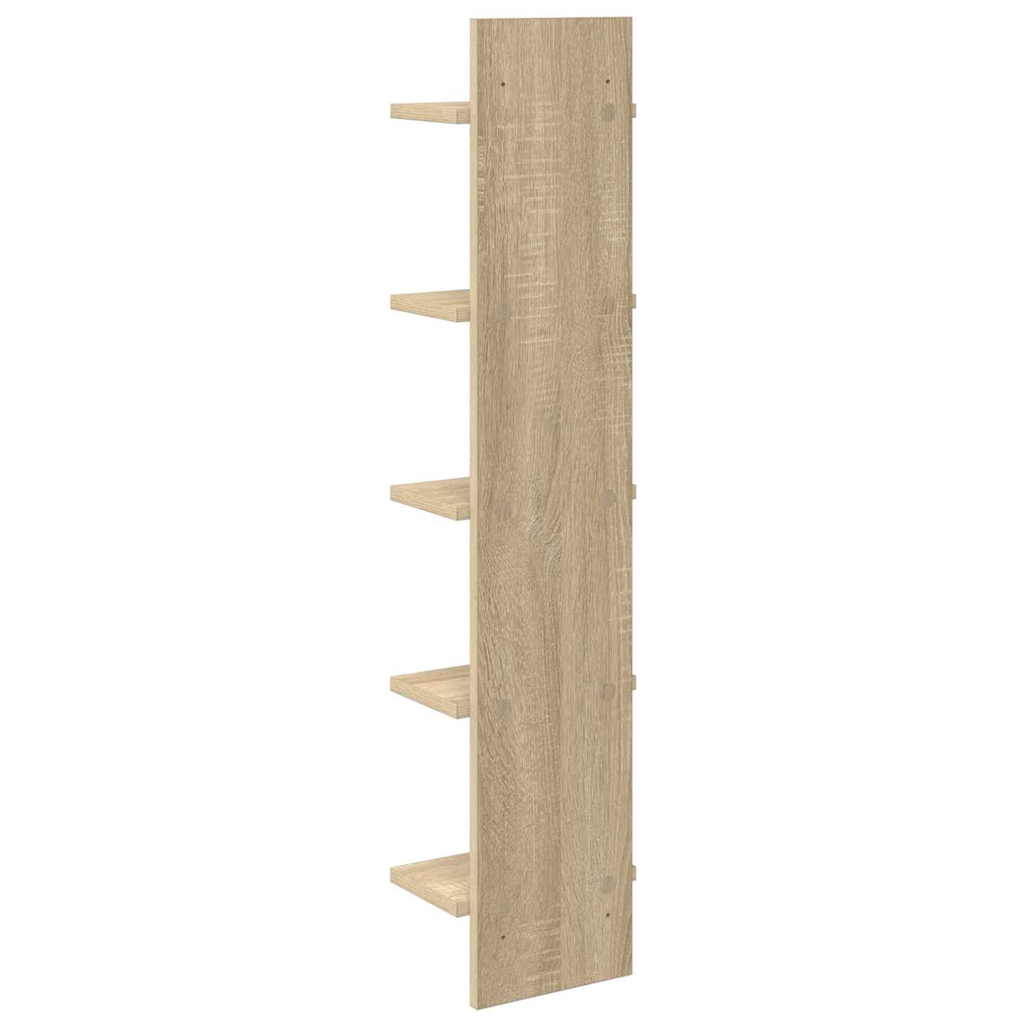 Falpolc 2 pcs Sonoma Tölgy 22 x 15 x 100 cm Szerelt Fa