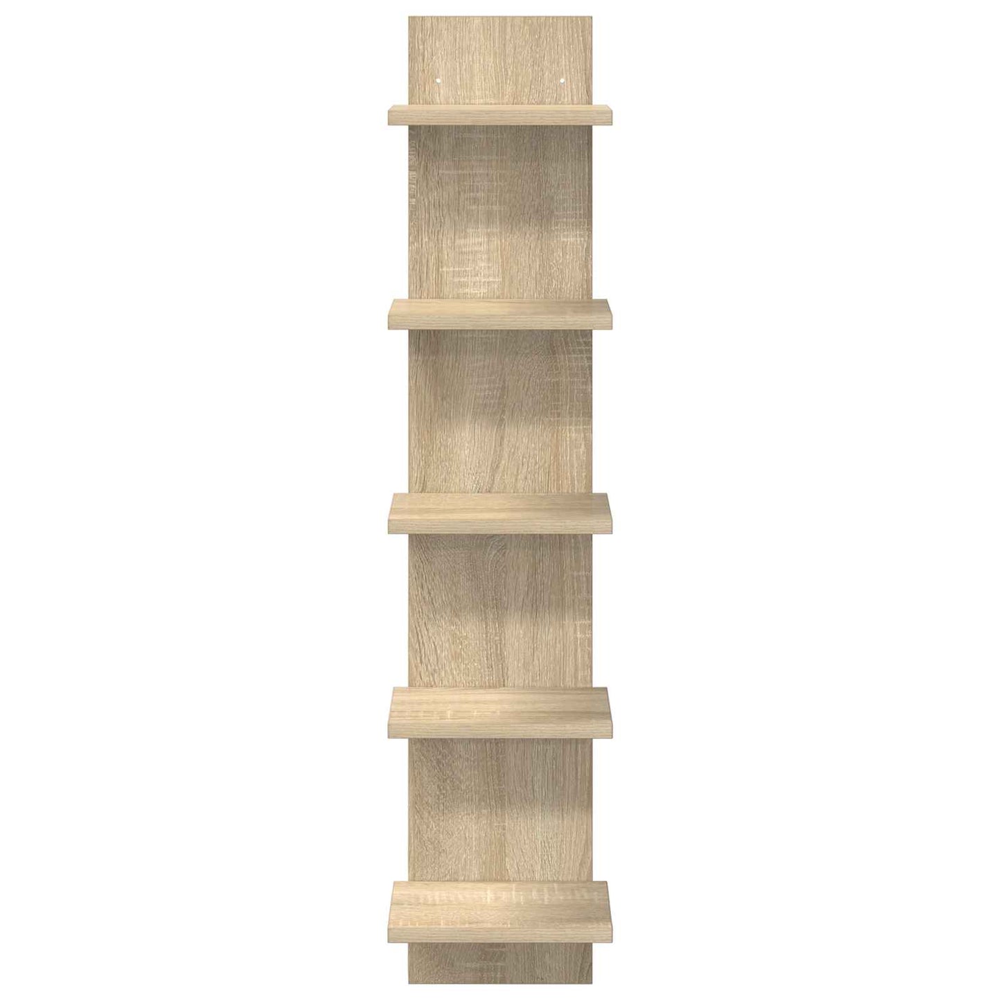 Falpolc 2 pcs Sonoma Tölgy 22 x 15 x 100 cm Szerelt Fa