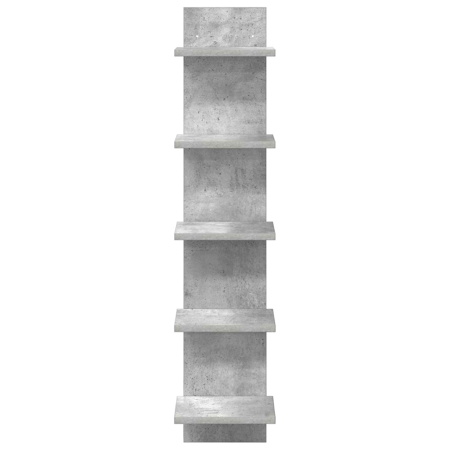 Falpolc Betonszürke 22 x 15 x 100 cm Szerelt Fa