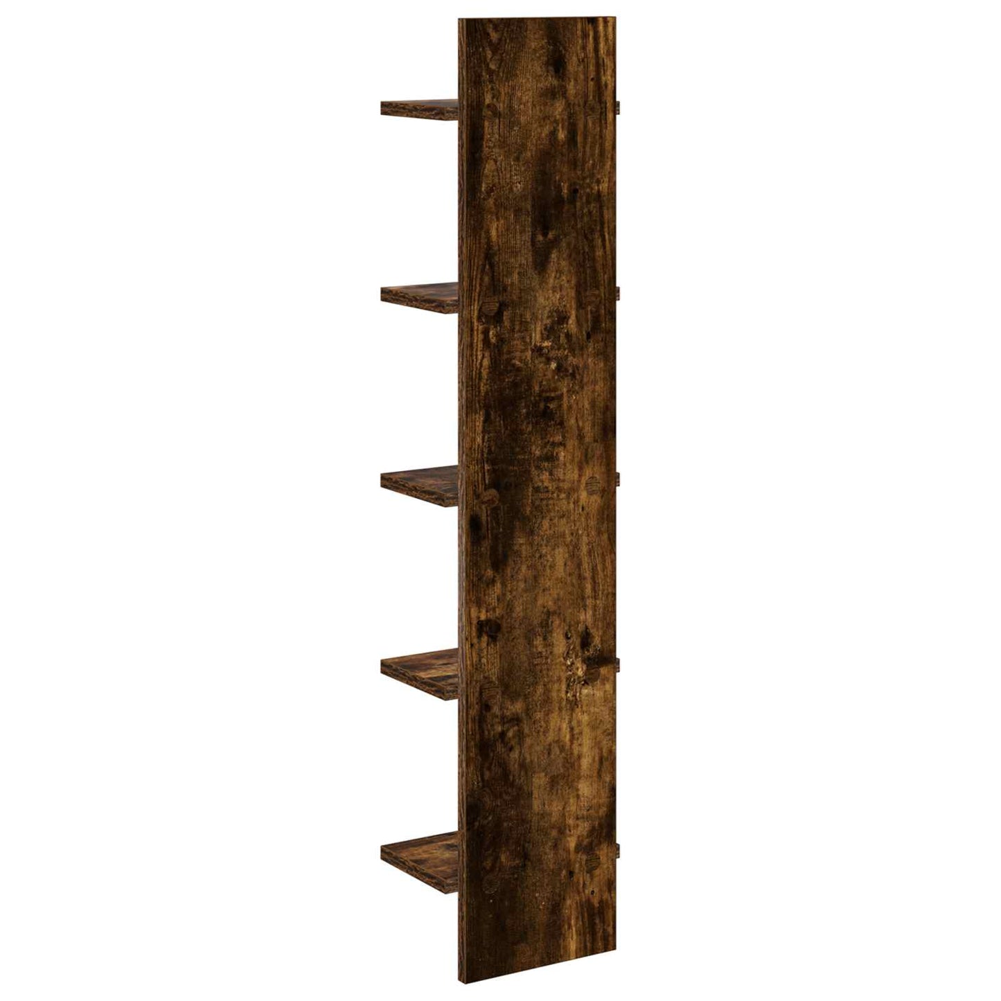 Falpolc 2 pcs Füstös Tölgy 22 x 15 x 100 cm Szerelt Fa
